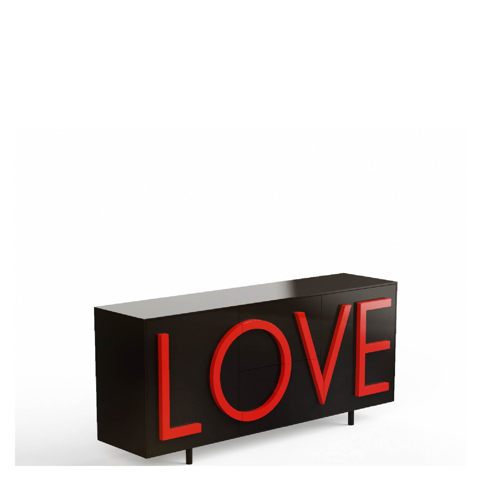 Komoda LOVE czarny – Driade
