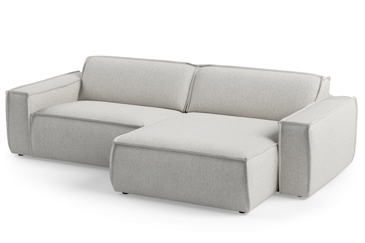 Modularer 3-Sitzer-Ecksofa rechts LUMO gepolstert