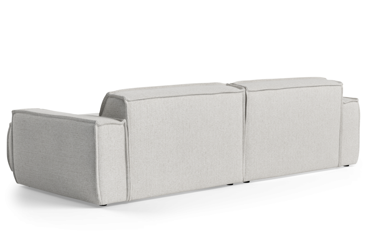 Modularer 3-Sitzer-Ecksofa rechts LUMO gepolstert