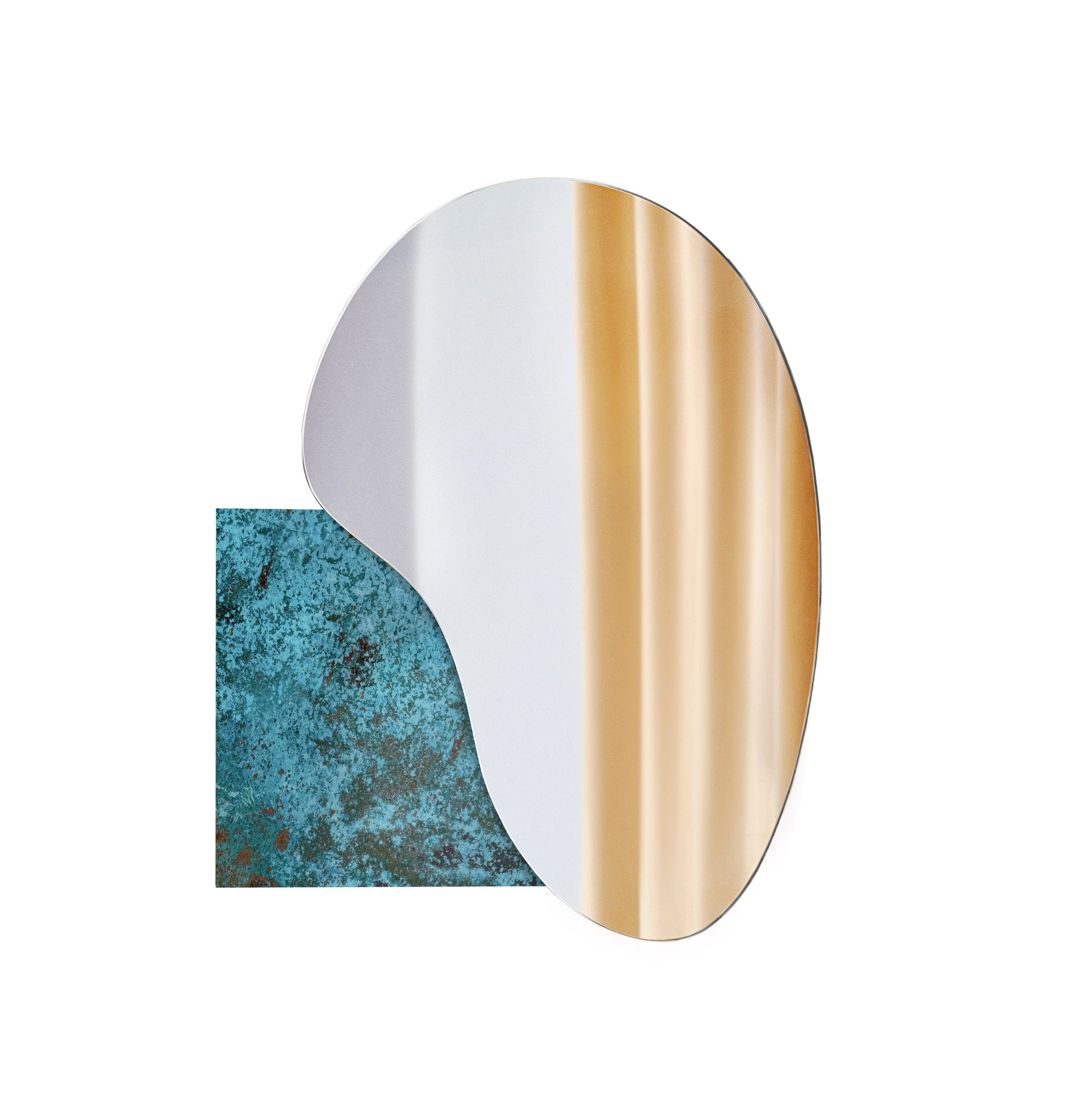 Lustro LAKE 4 - LIMITED EDITION oksydowana miedź – Noom