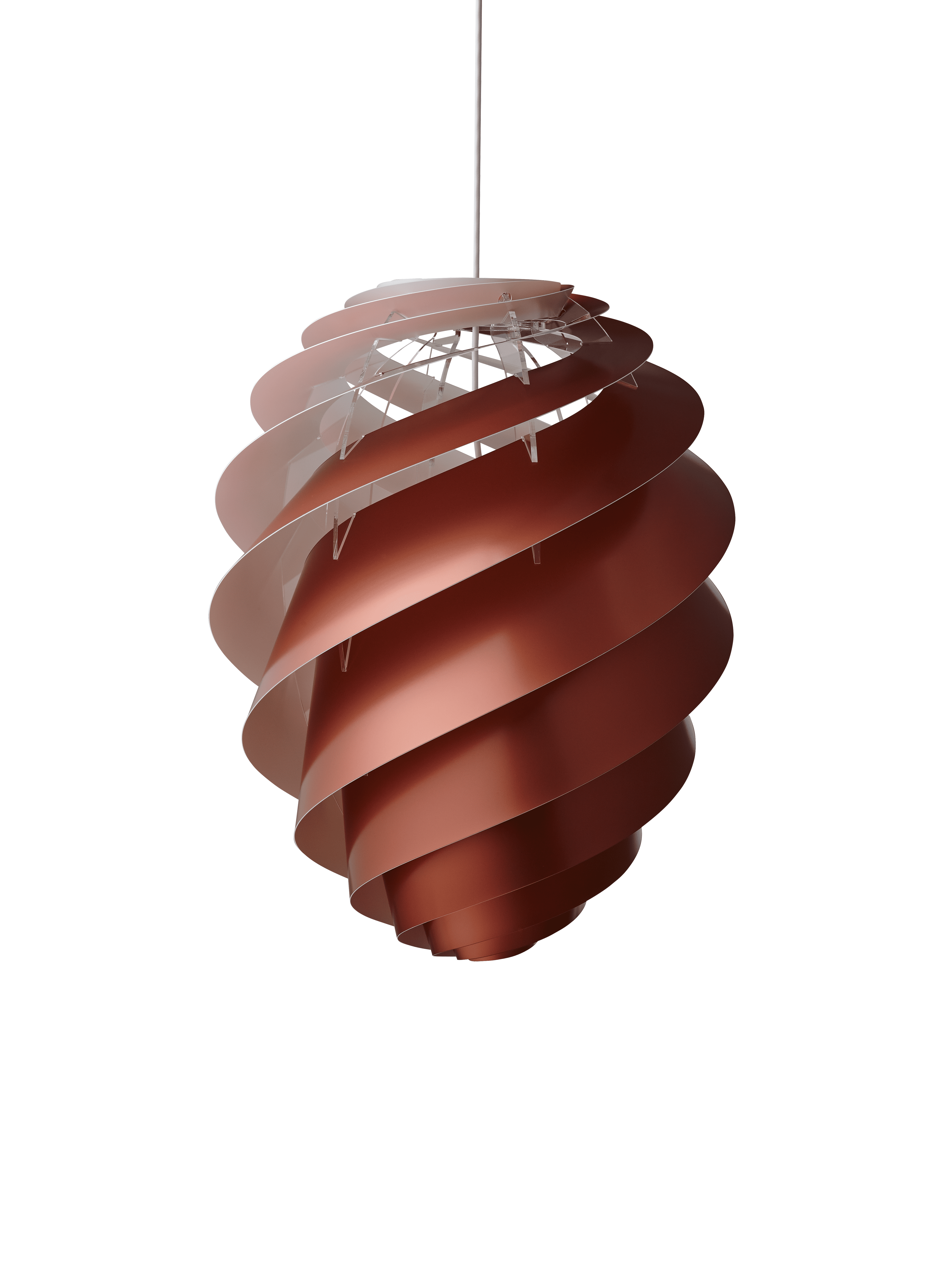 Pendelleuchte MODELL 1312 SWIRL 2 kupferfarben