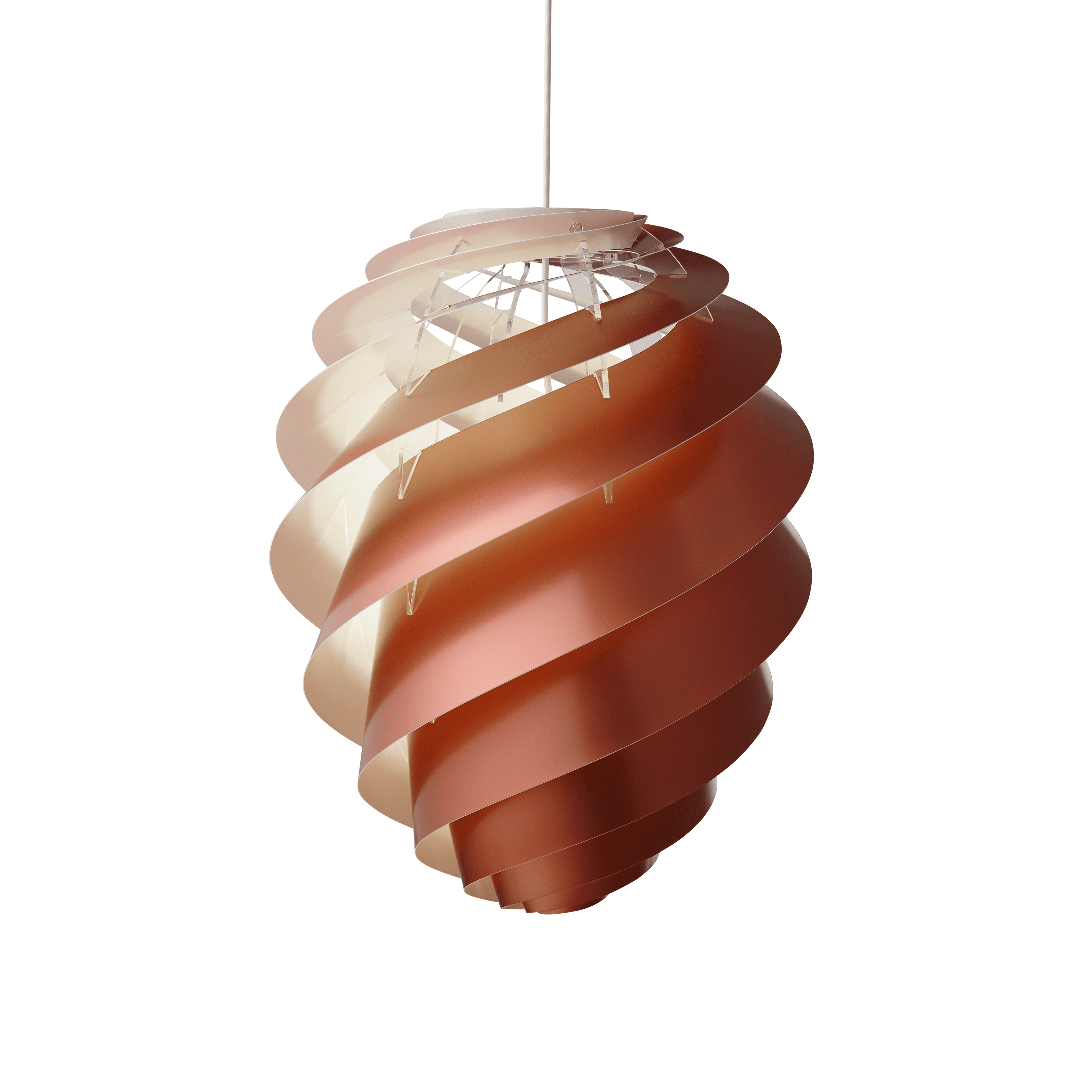 Pendelleuchte MODELL 1312 SWIRL 2 kupferfarben