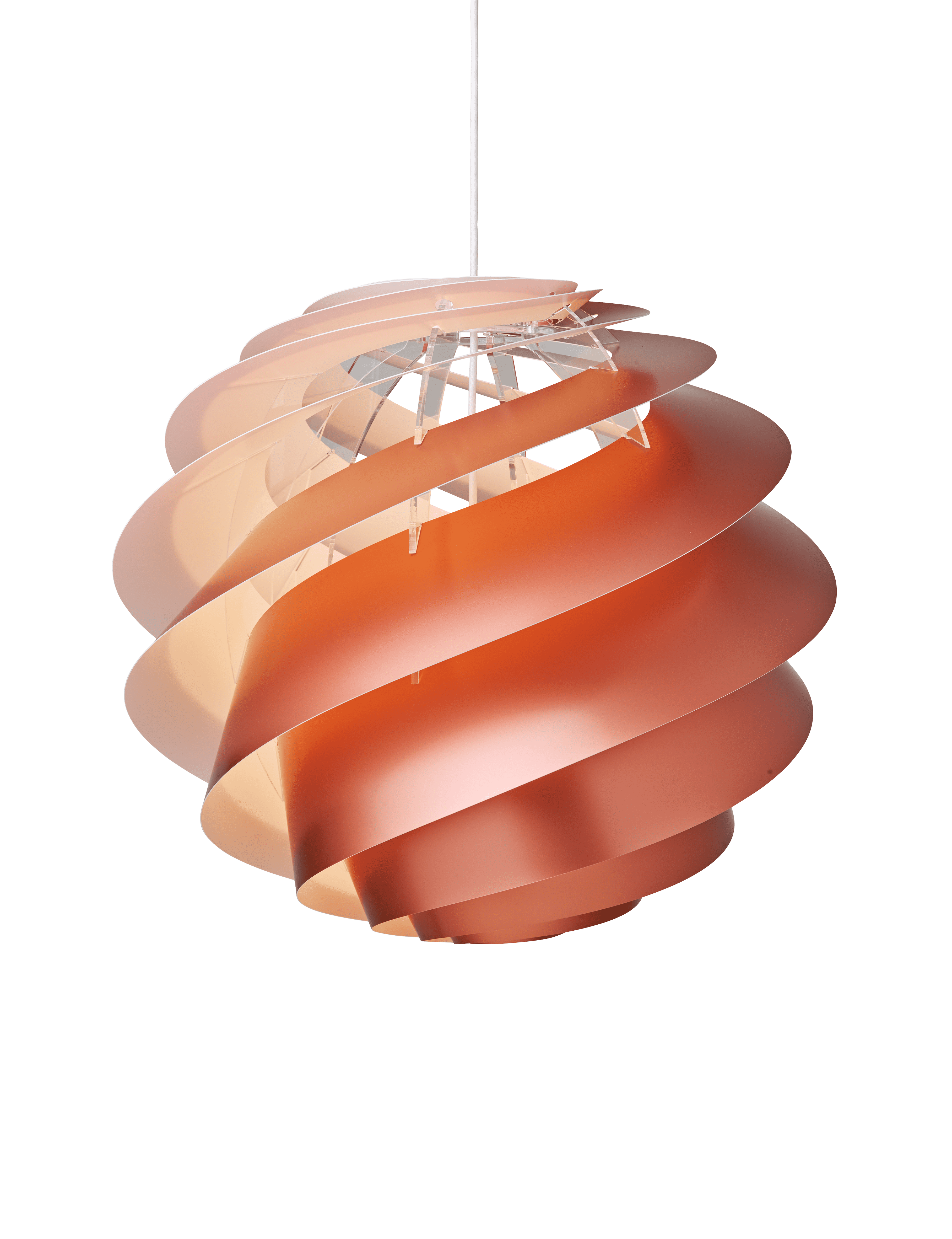 Hanging Lamp MODEL 1313 SWIRL 3 Copper