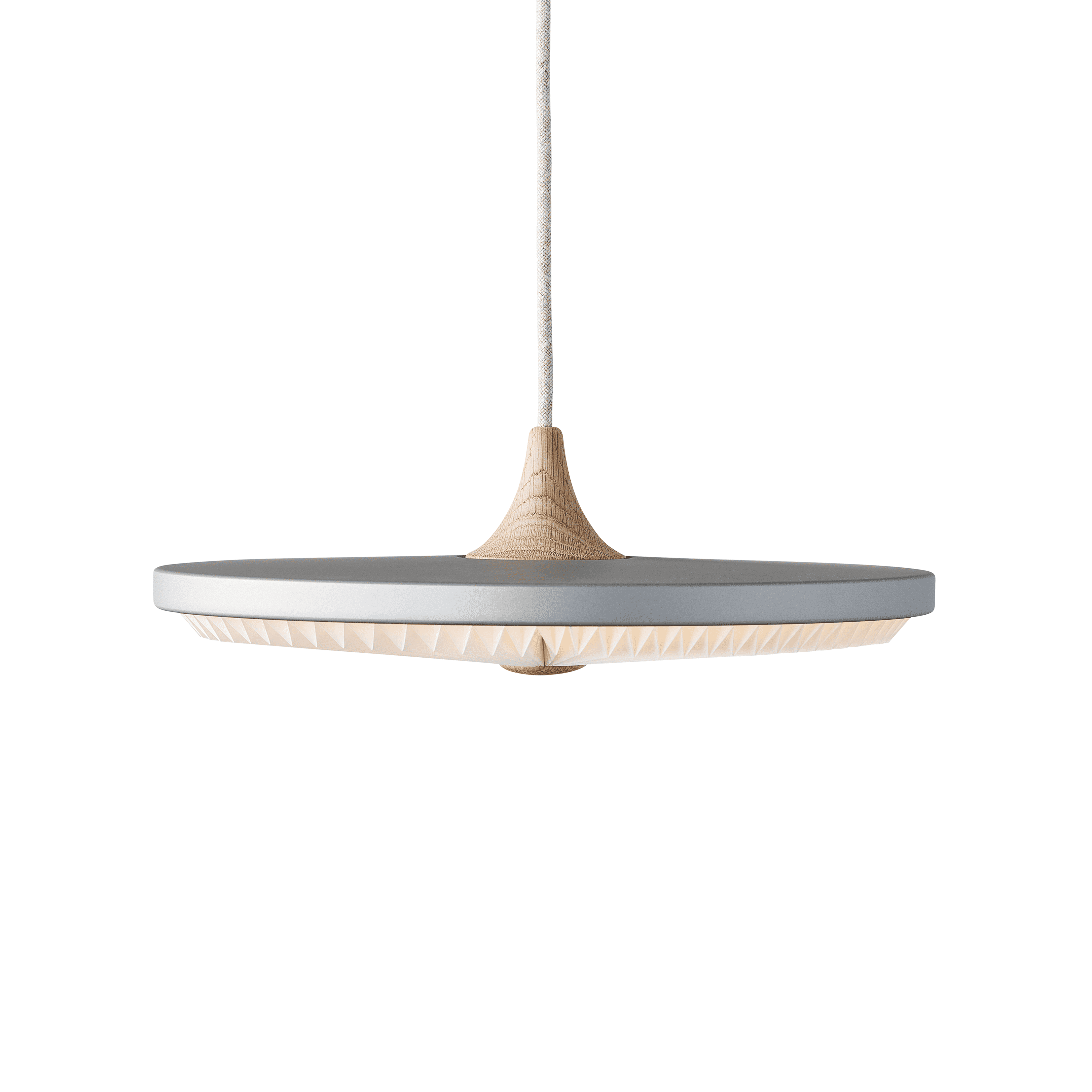 Hanging Lamp MODEL 198 SOLEIL Light Oak