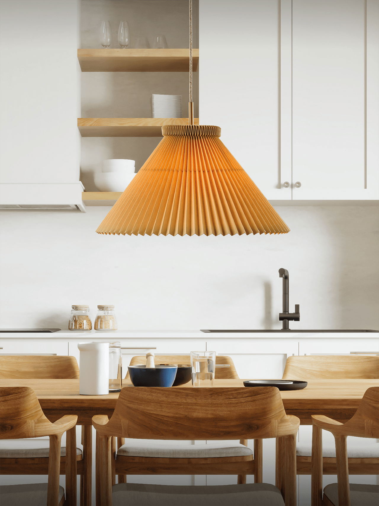 Hanging Lamp MODEL 1 Buttercream