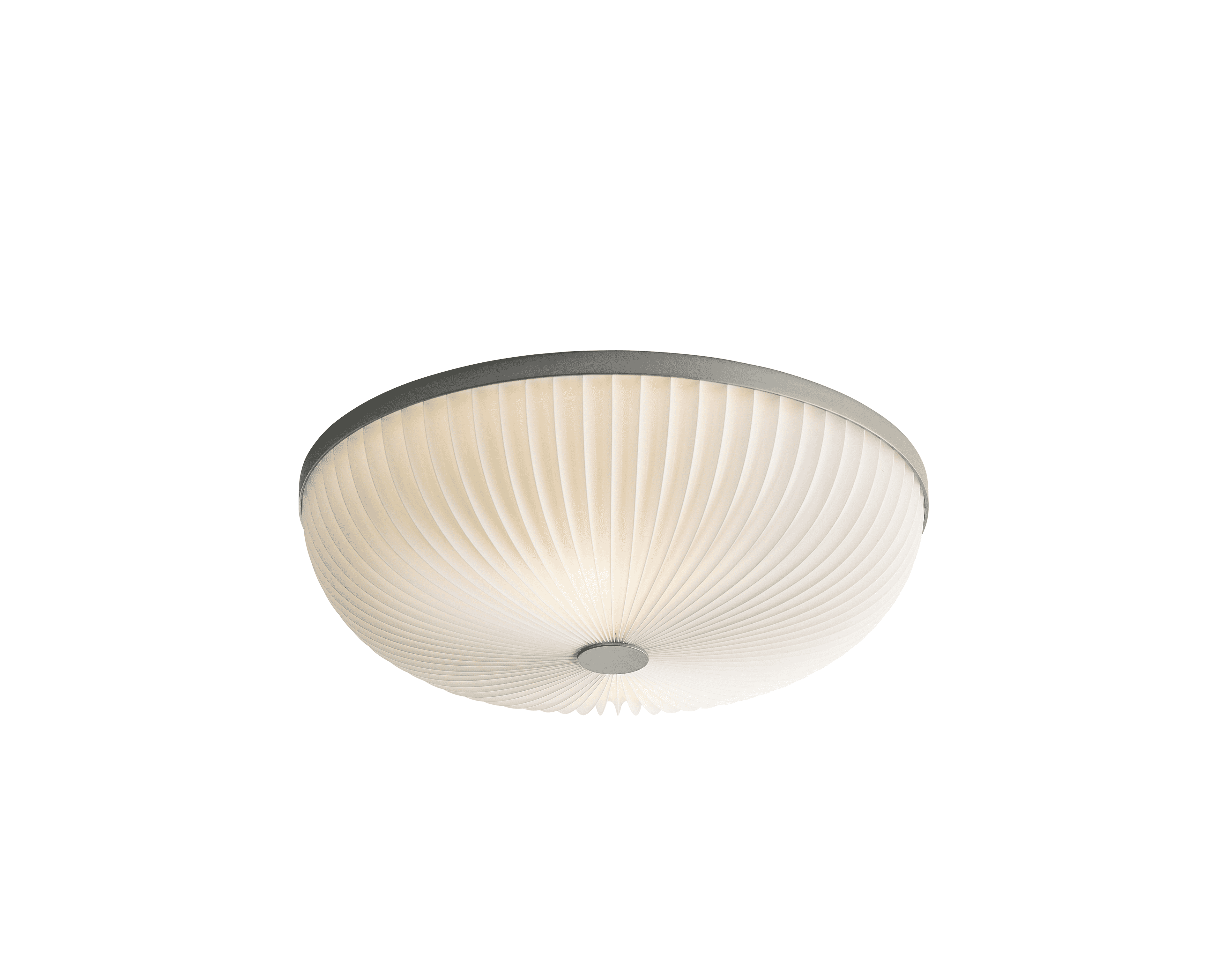 Wandleuchte MODELL 235 LAMELLA weiß mit Silber
