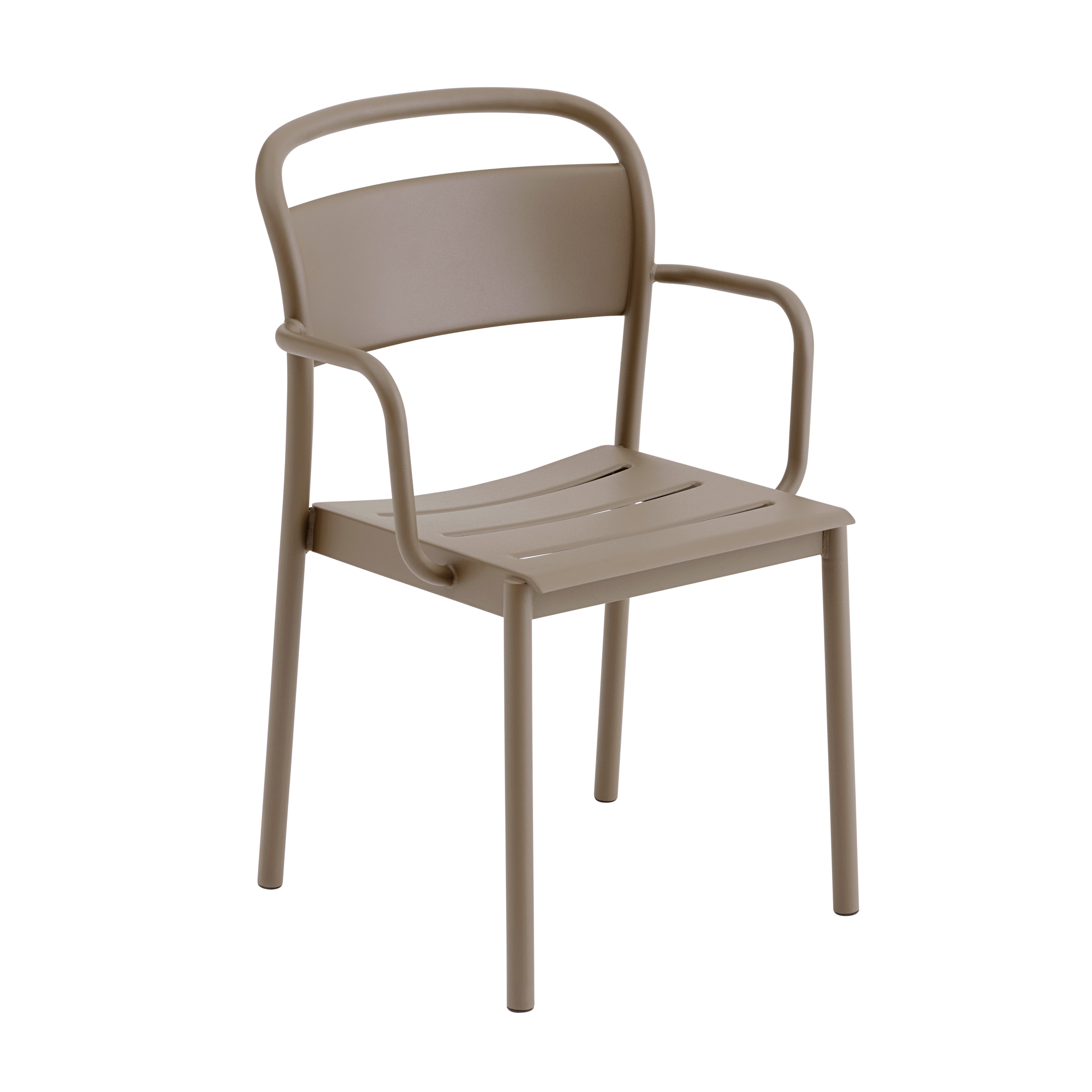 LINEAR taupe outdoor armchair steel