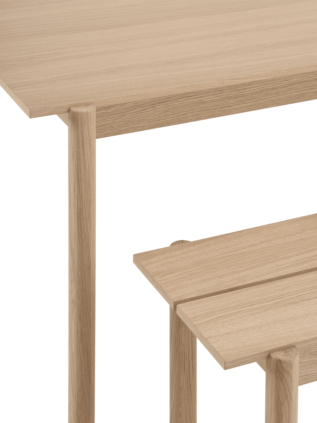 LINEAR Oak Wood Table