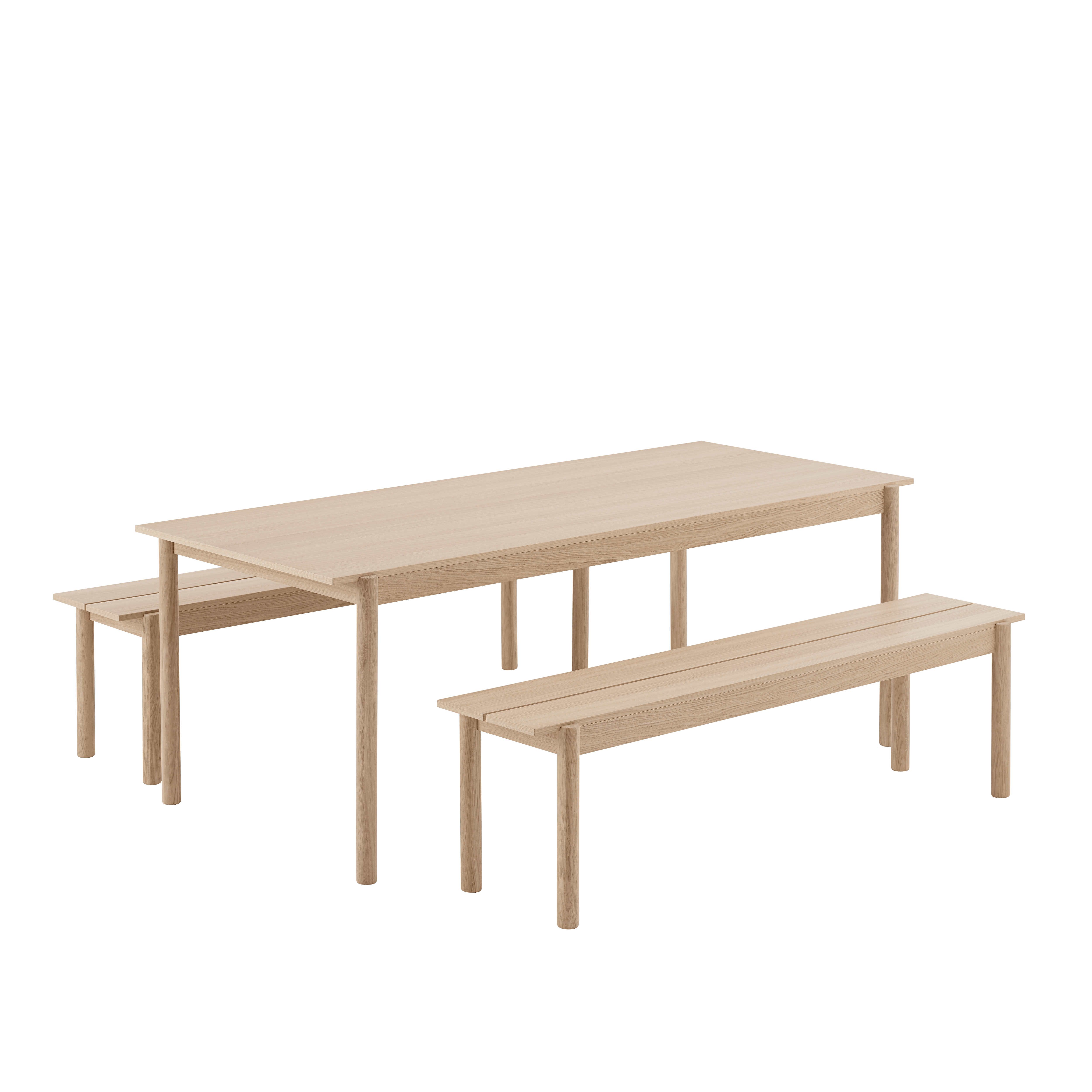 LINEAR Oak Wood Table