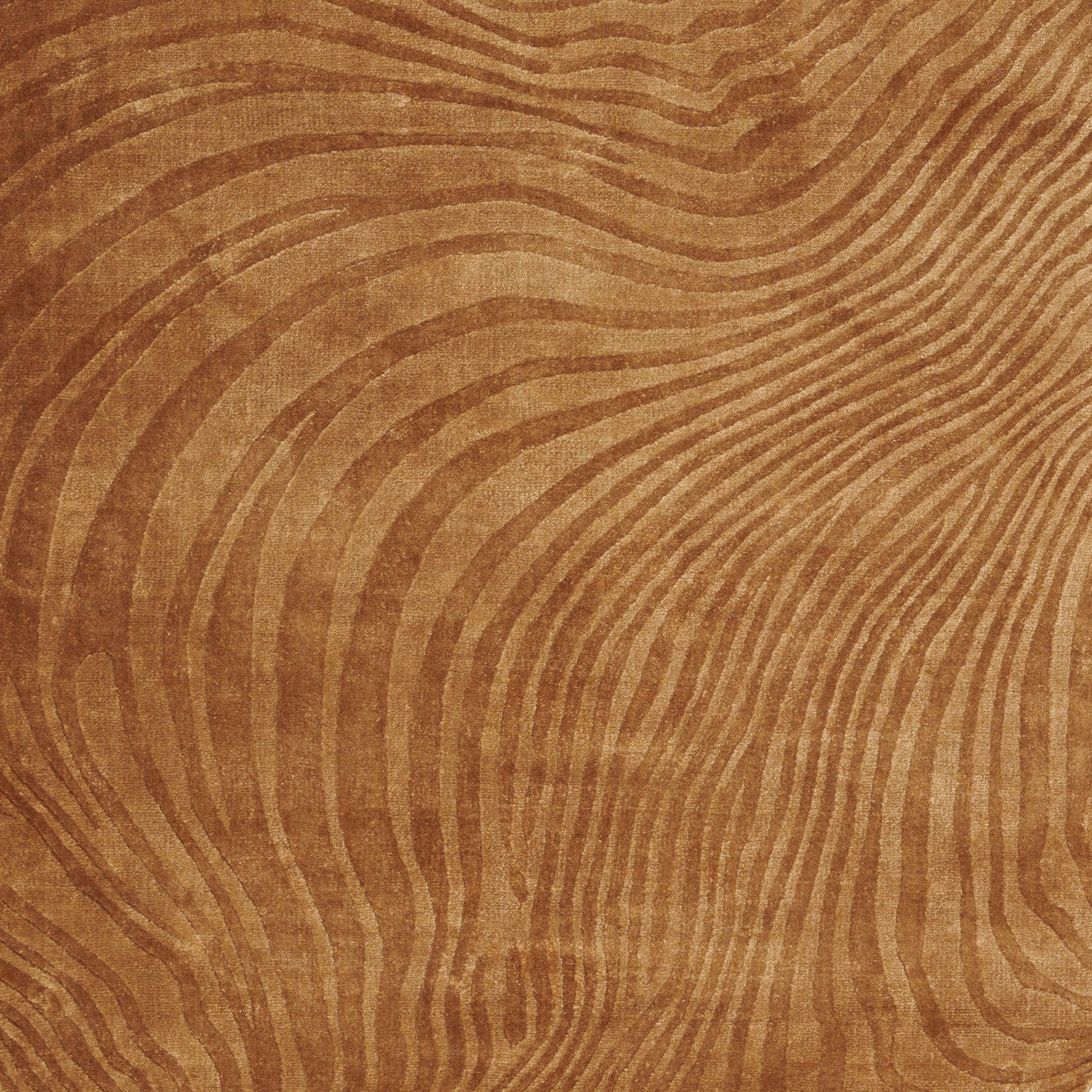 Ovaler Teppich ANONG - OCHRE rötlich