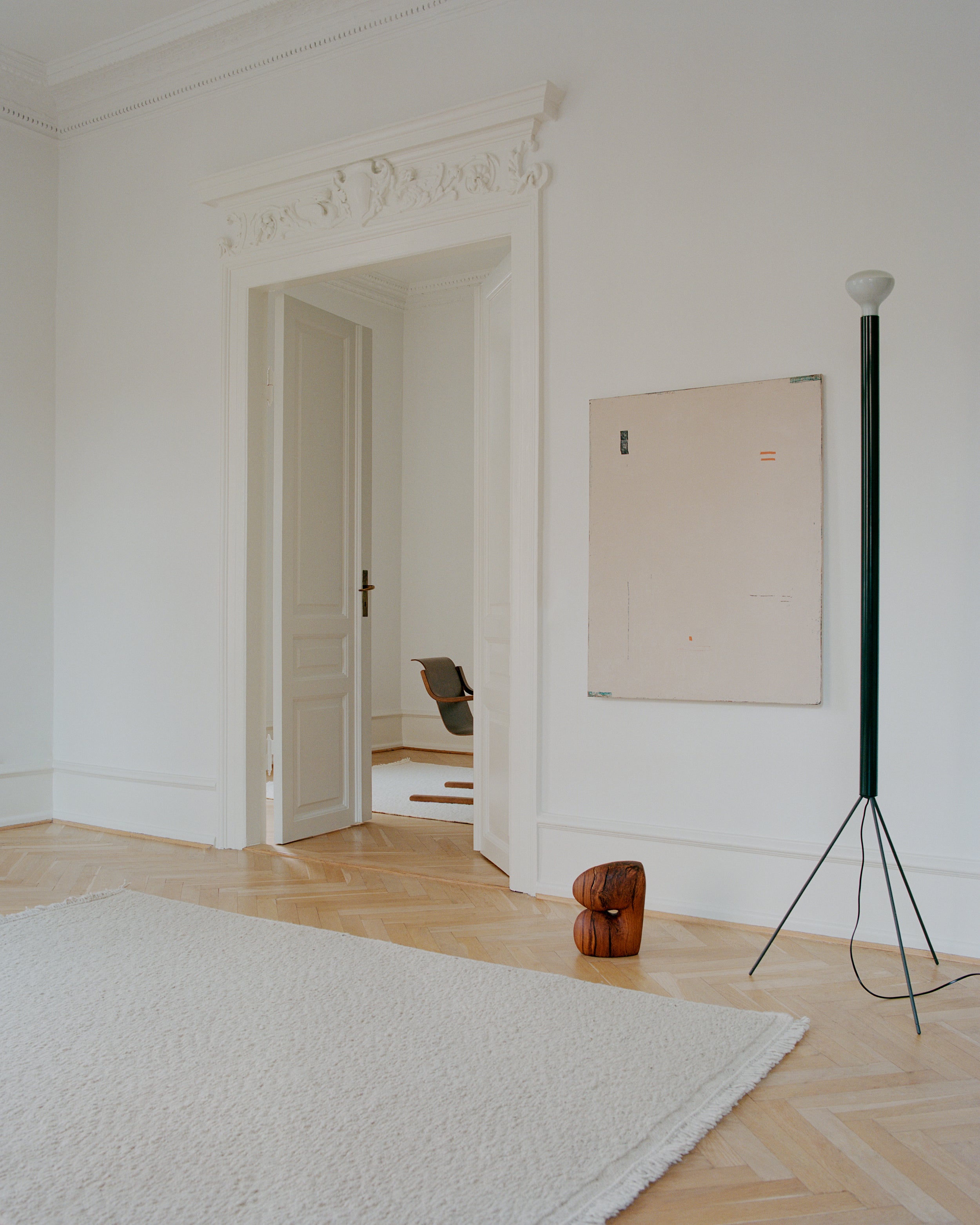 BLONDE MAZE beige rug