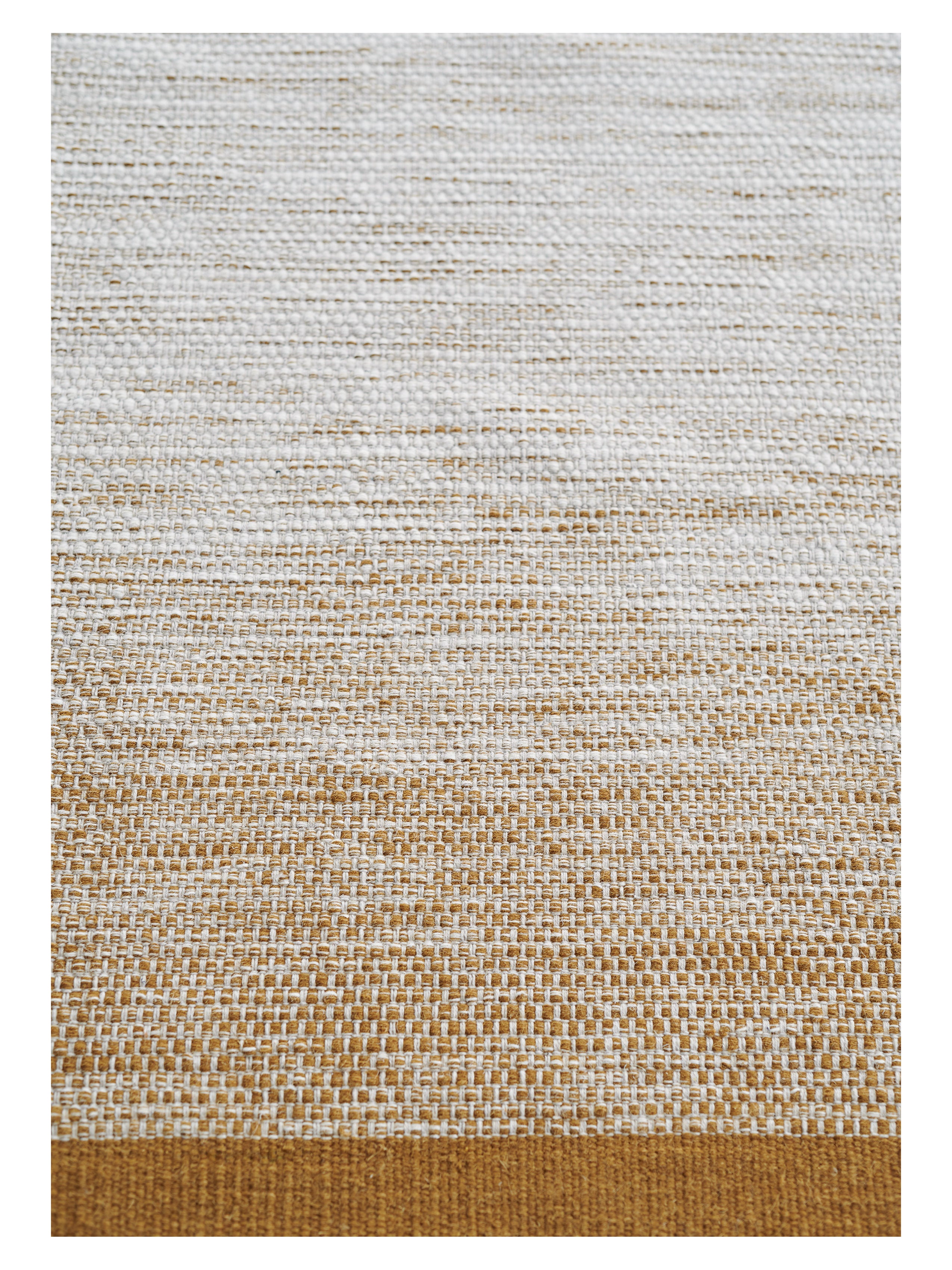 LULE rug ochre with beige