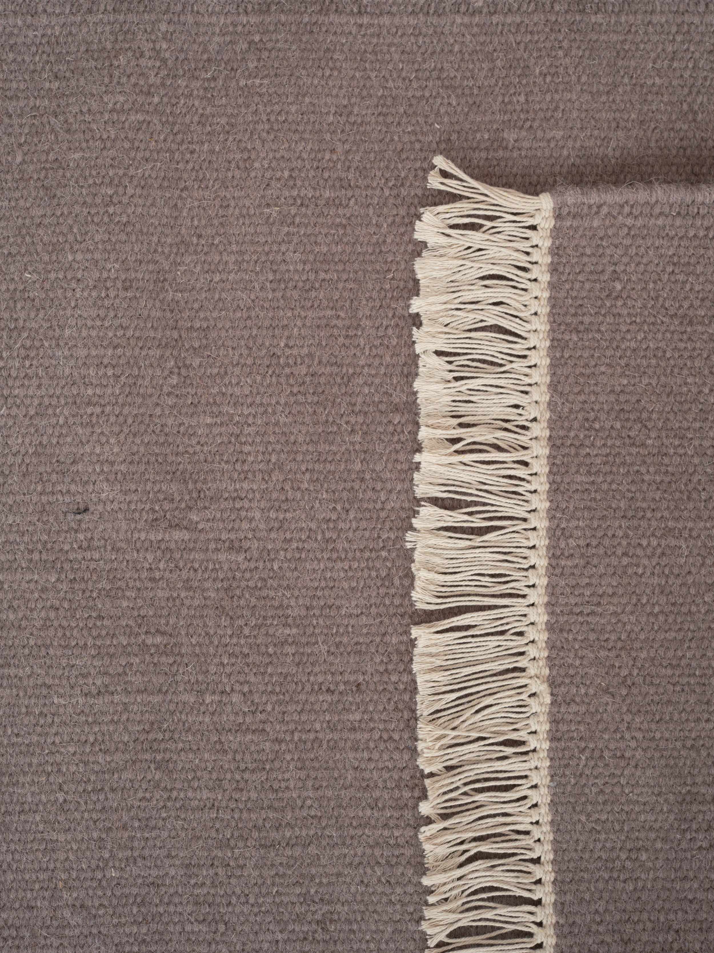 Rainbow heather rug brown