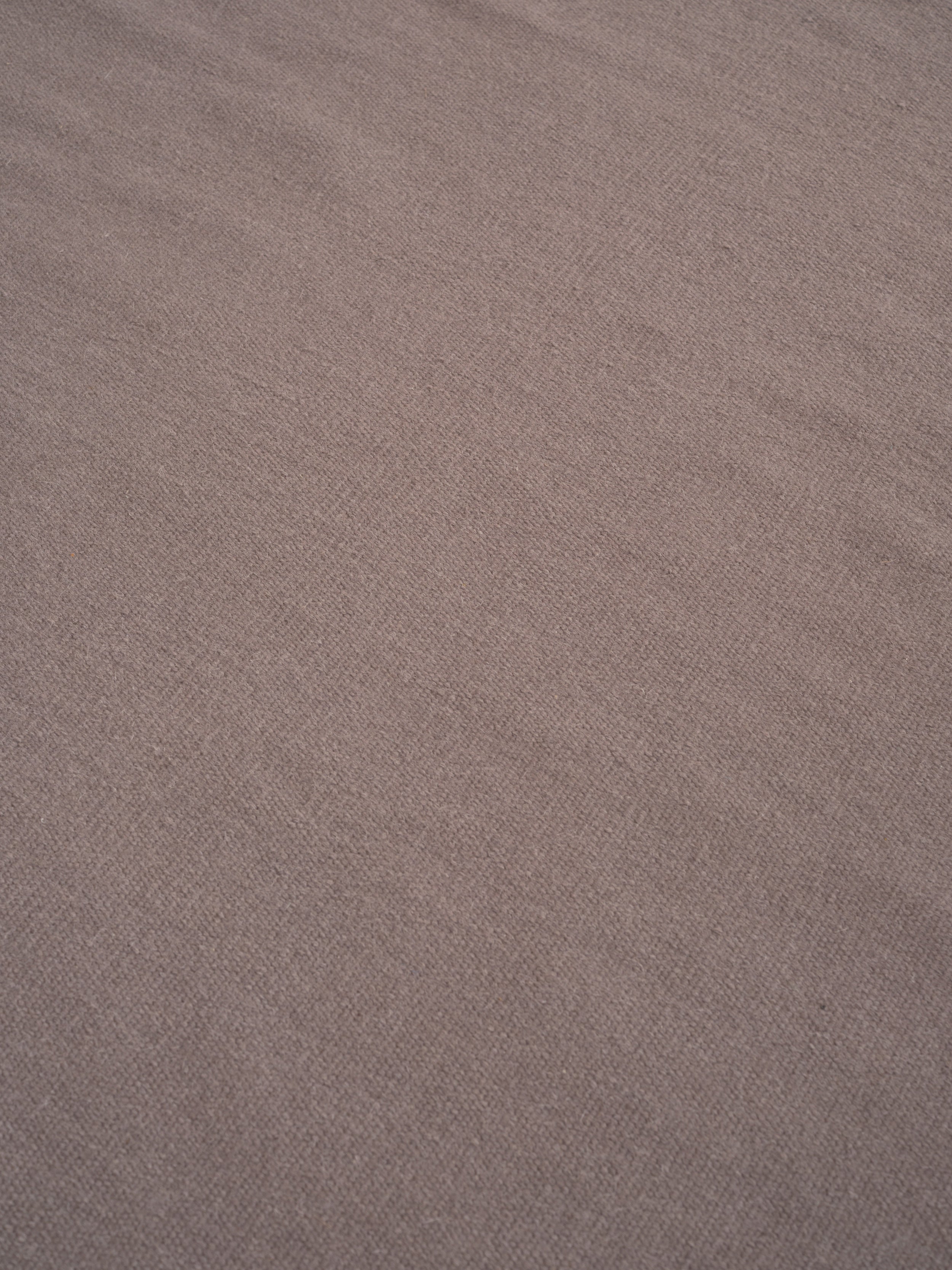 Rainbow heather rug brown