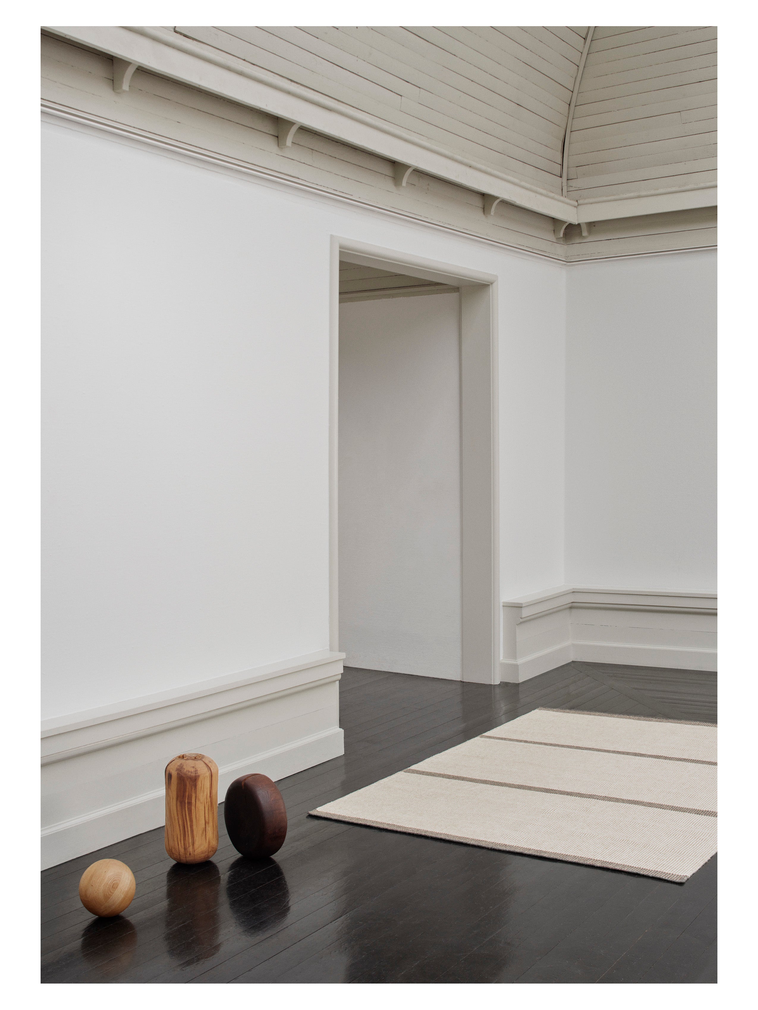 RAPALLO beige rug with gray