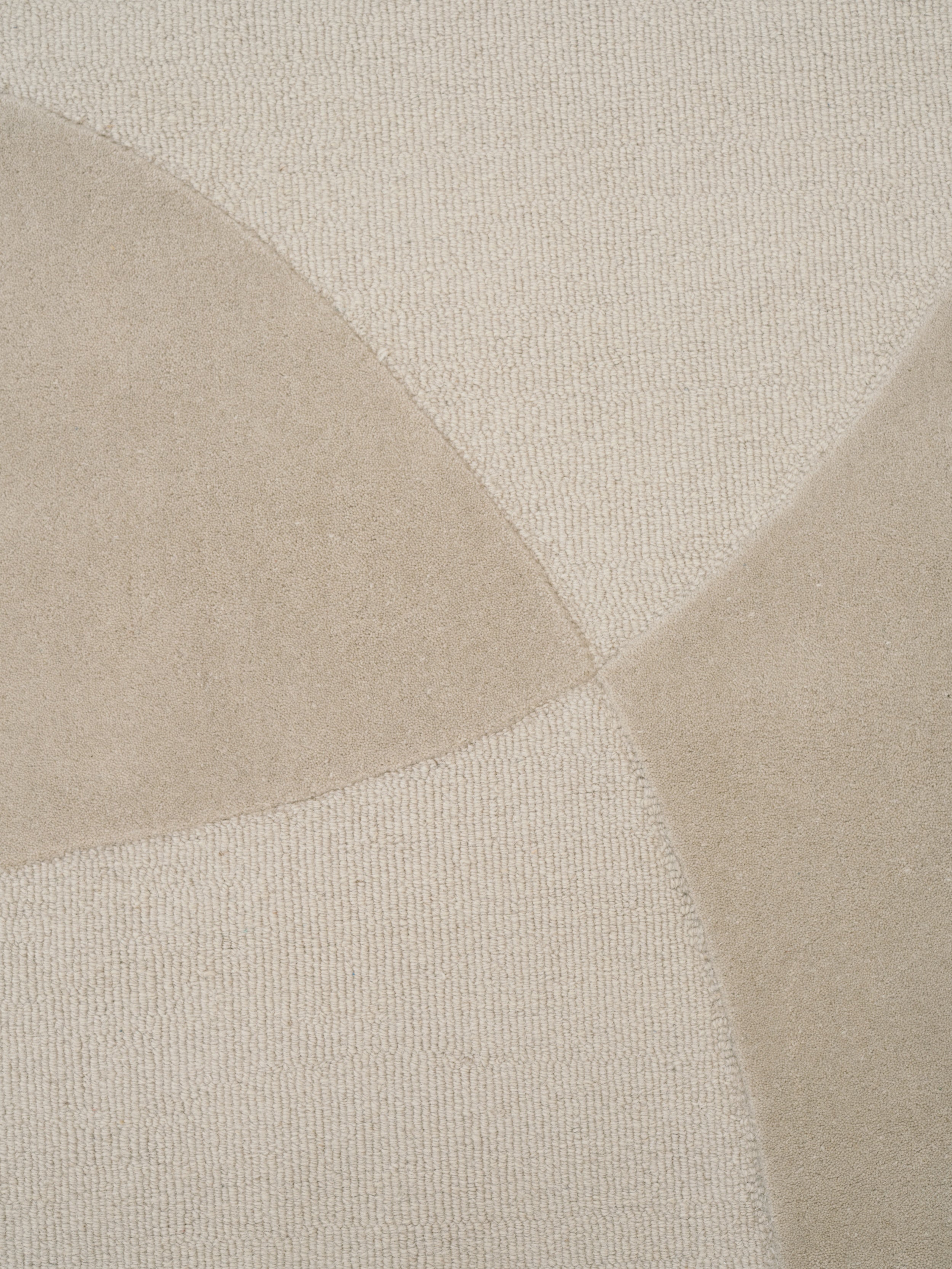 Split Plains Teppich Beige