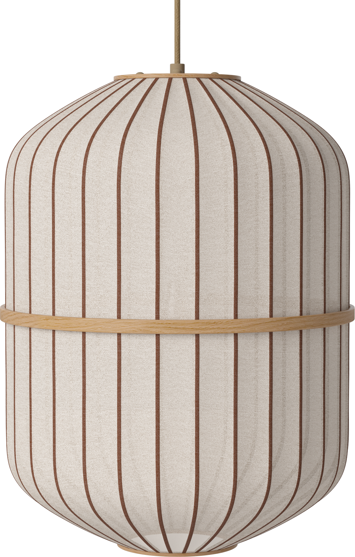 Lucén beige hanging lamp