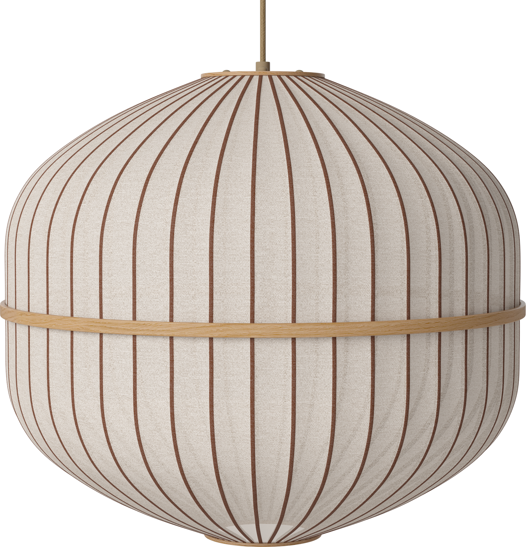 Lucén beige hanging lamp