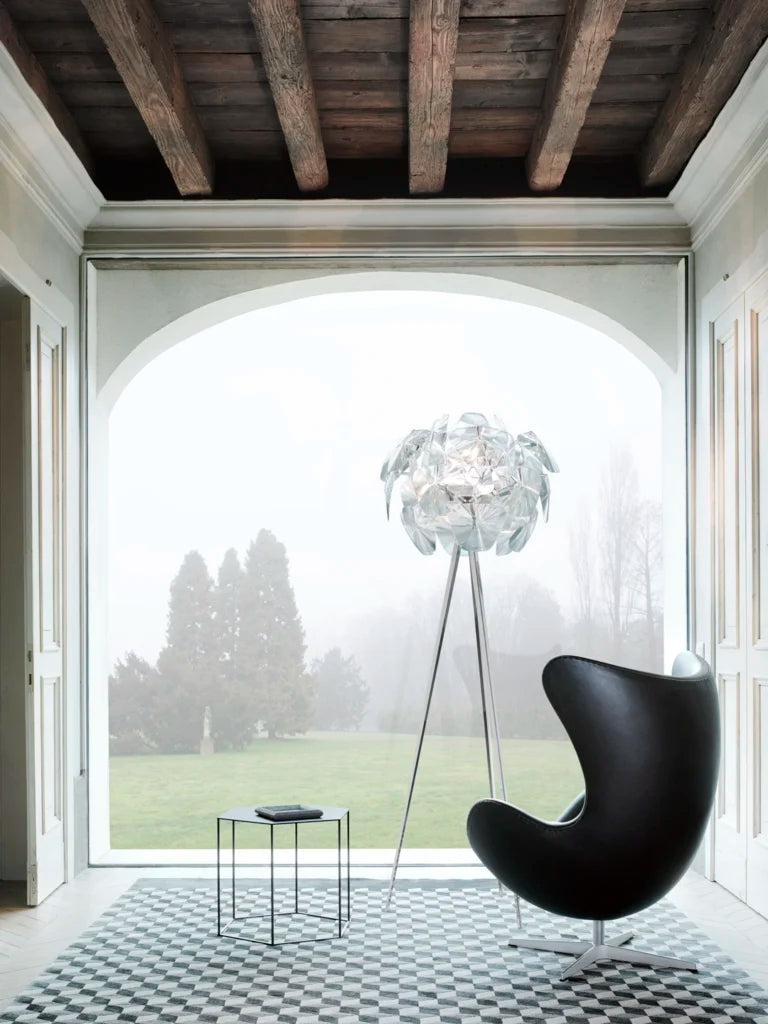 HOPE transparent tripod floor lamp