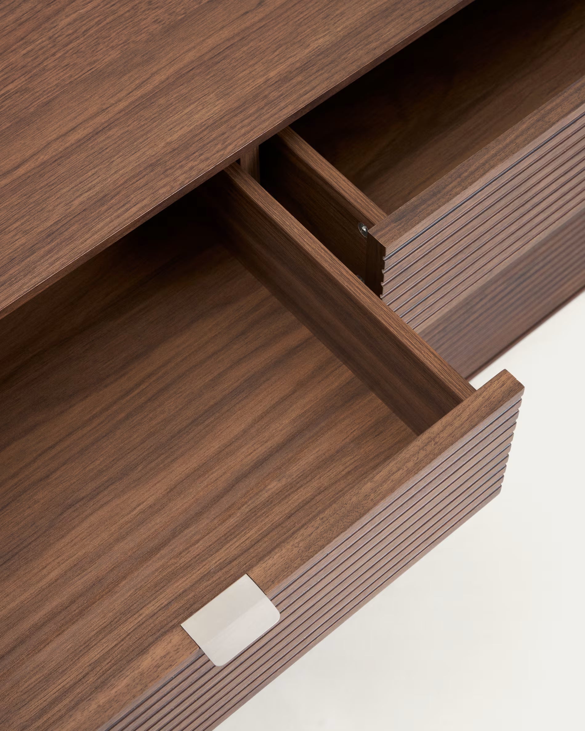 Kommode NORLEN dunkelbraun Nussbaumfurnier