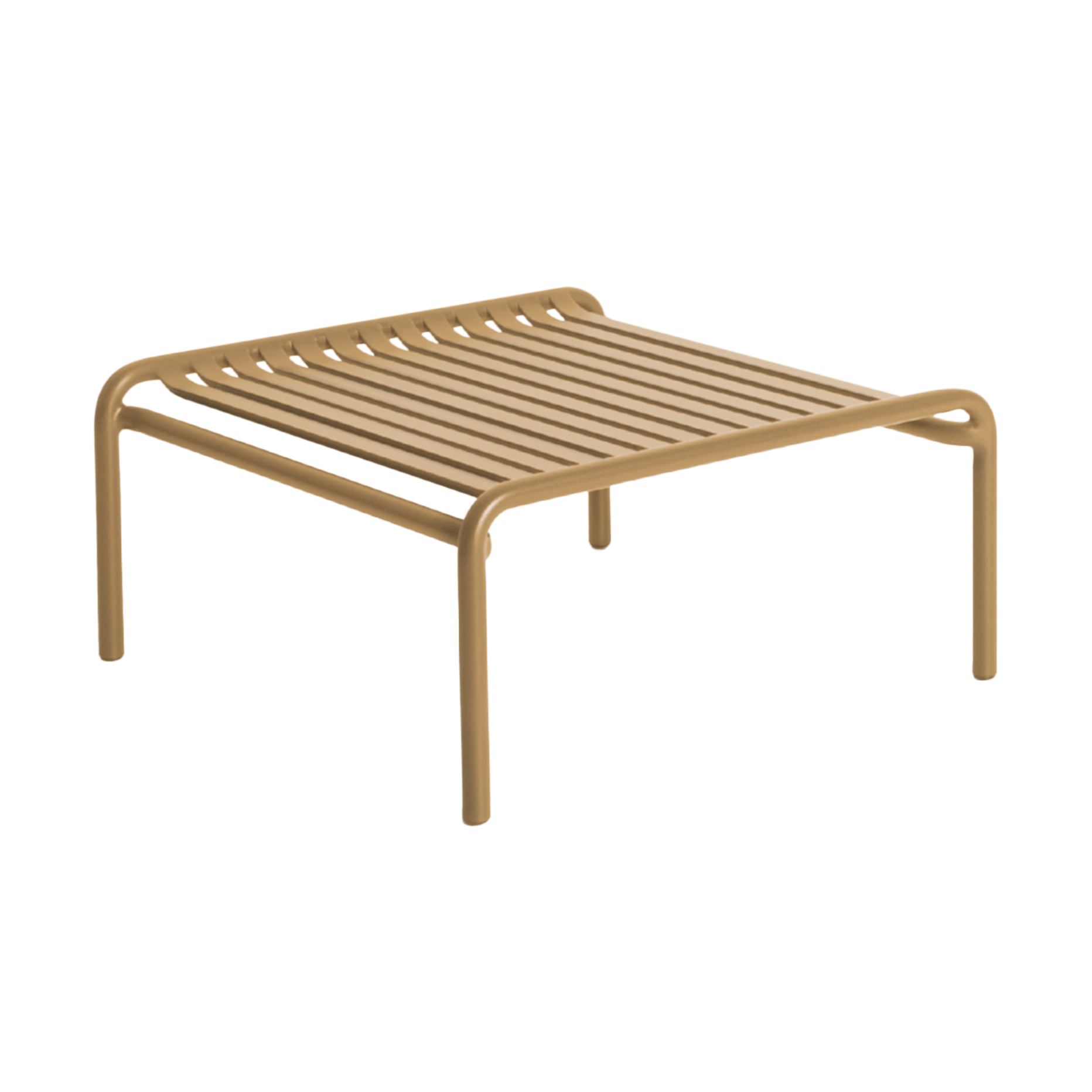 Quadratischer Gartentisch WEEK-END in Gold