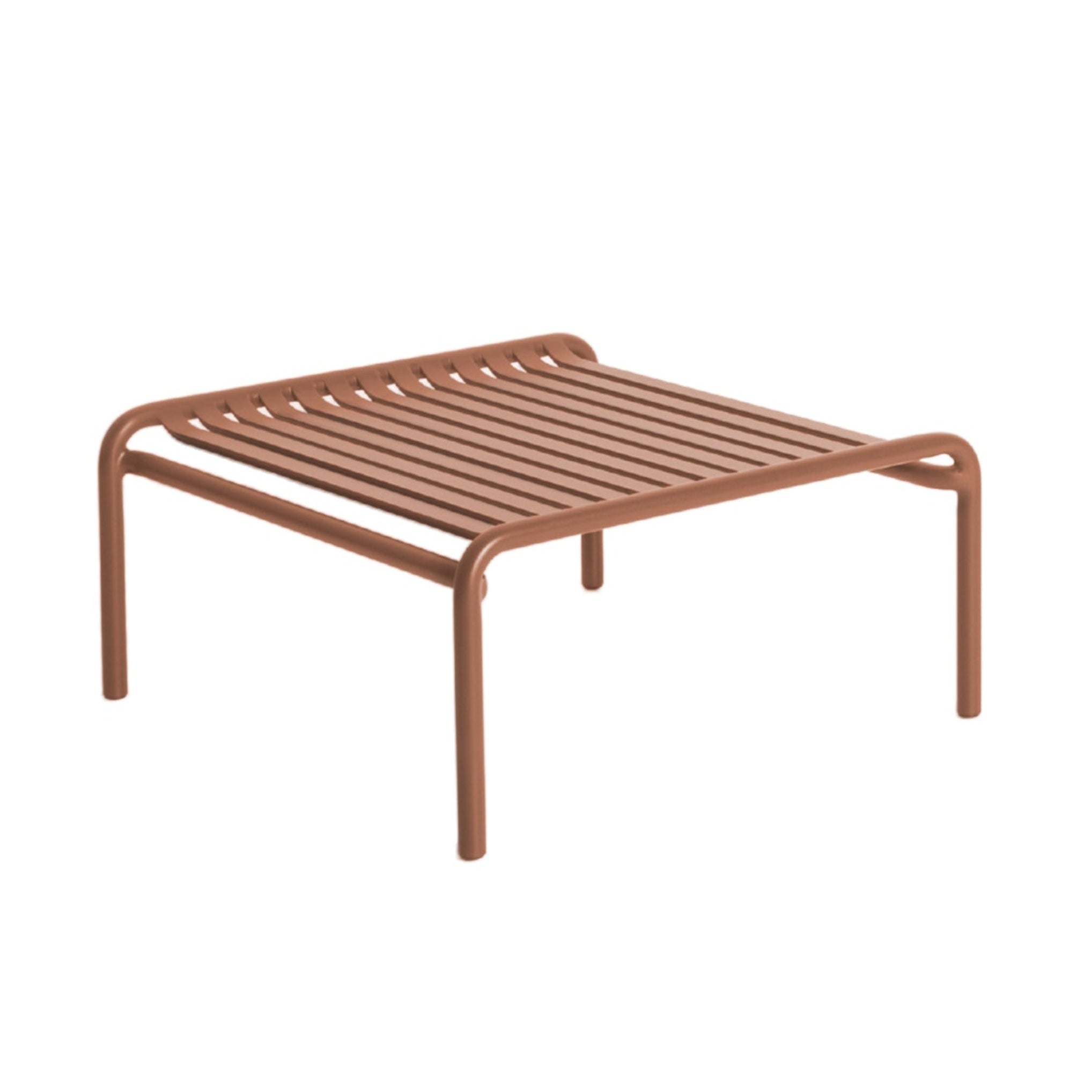 Quadratischer Gartentisch WEEK-END terracotta