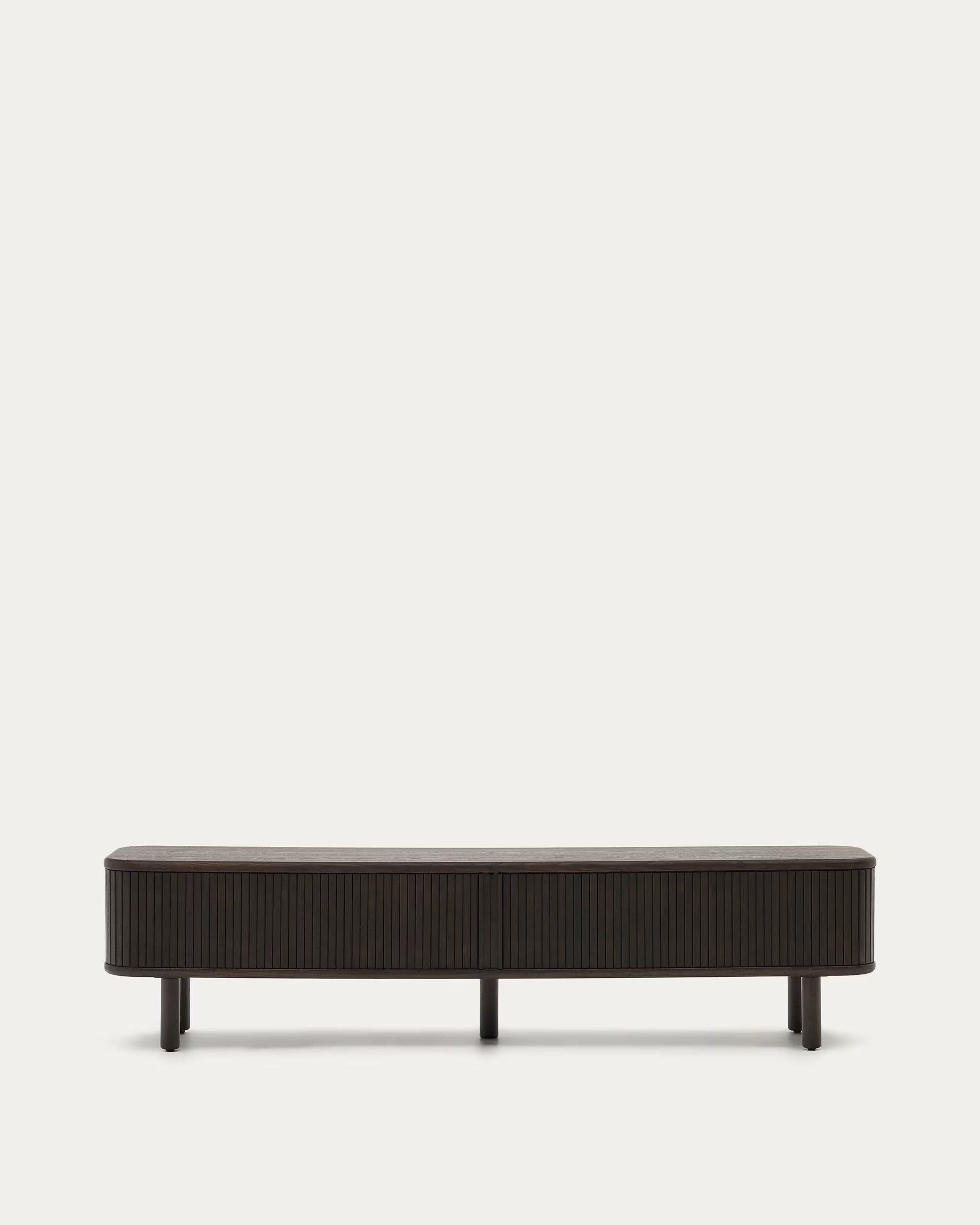 MAILEN dark ash veneer TV cabinet