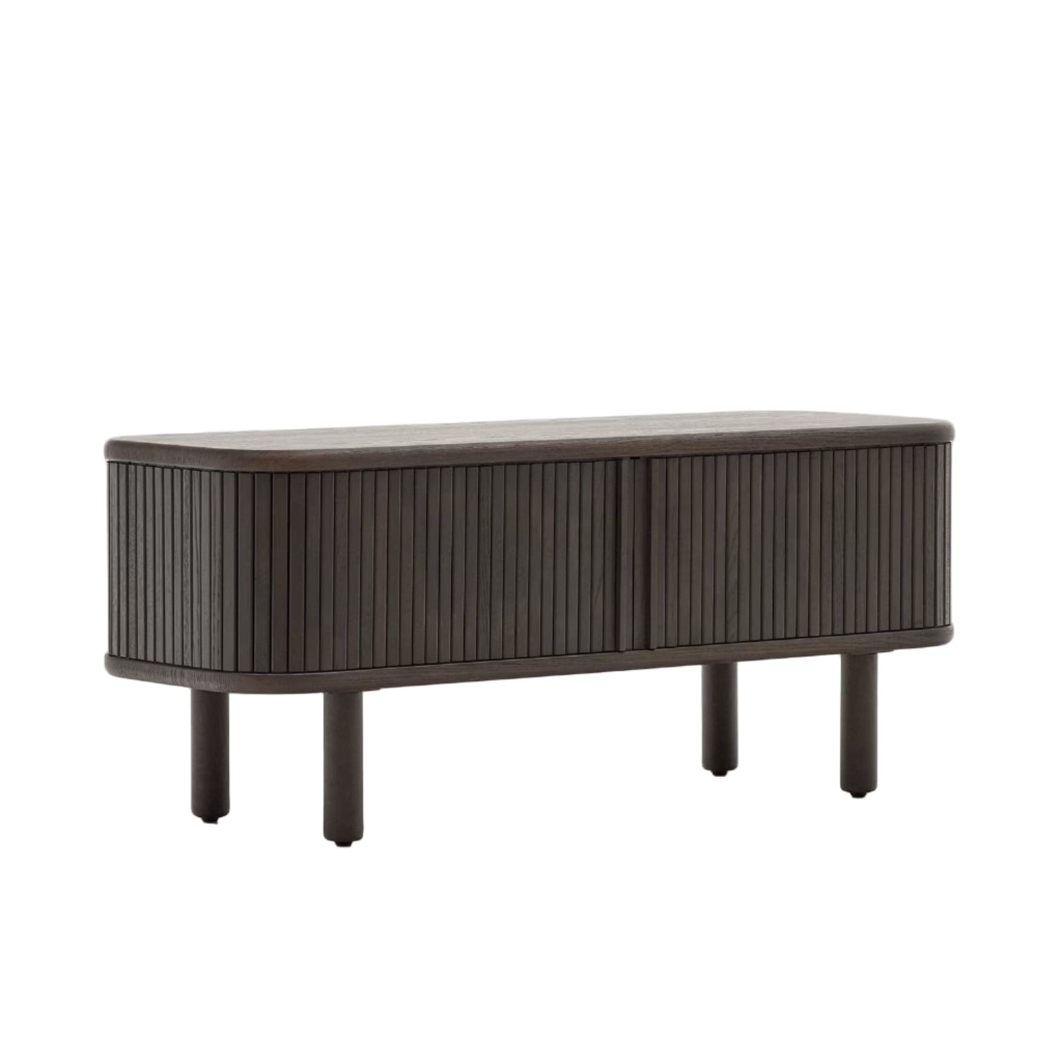 MAILEN dark ash veneer TV cabinet
