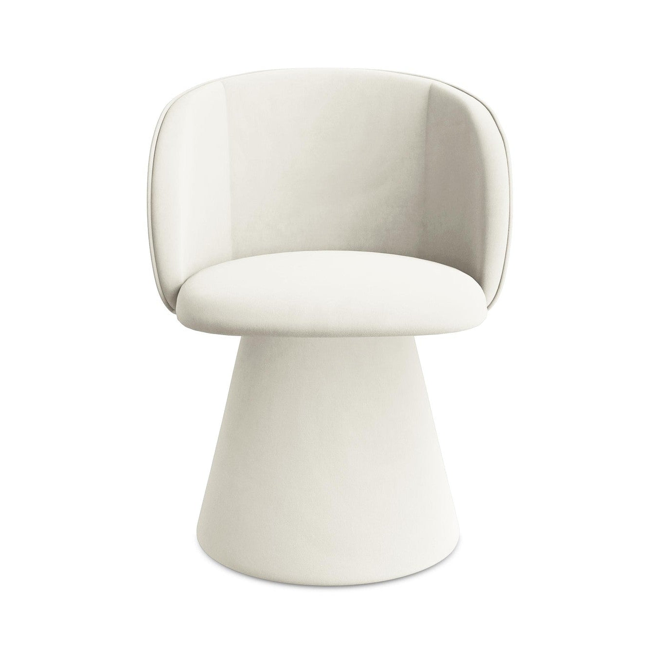 Velvet Chair MAIA Light Beige