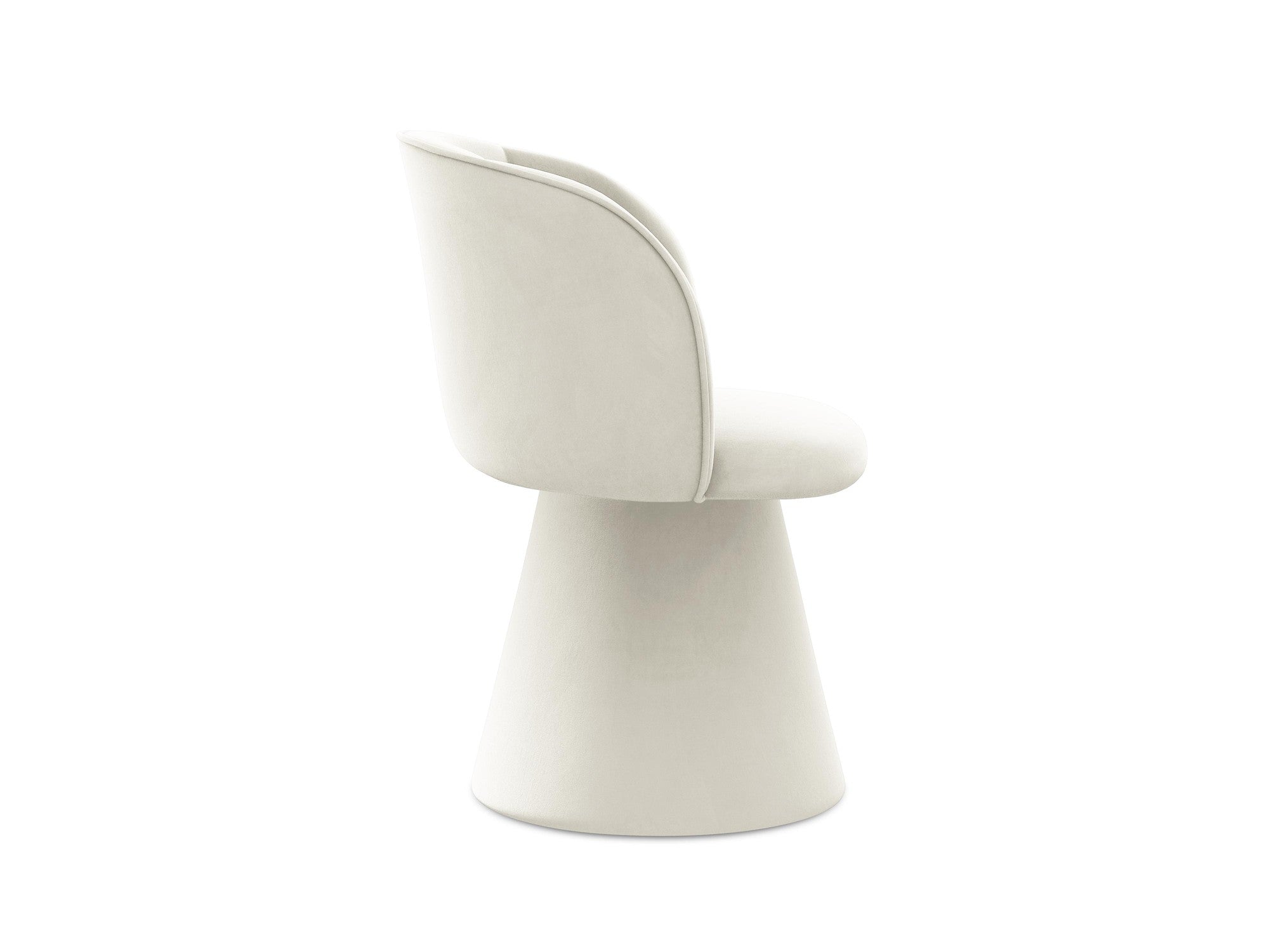 Velvet Chair MAIA Light Beige