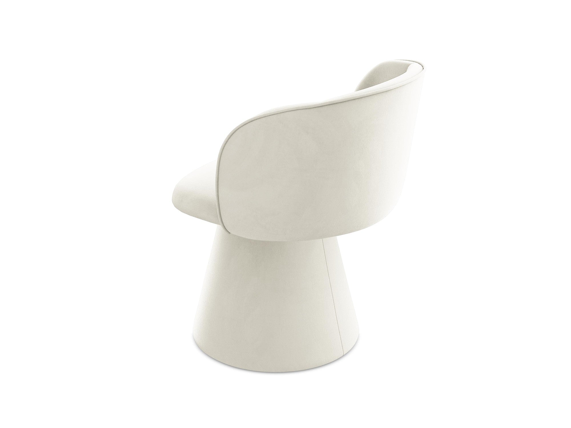 Velvet Chair MAIA Light Beige
