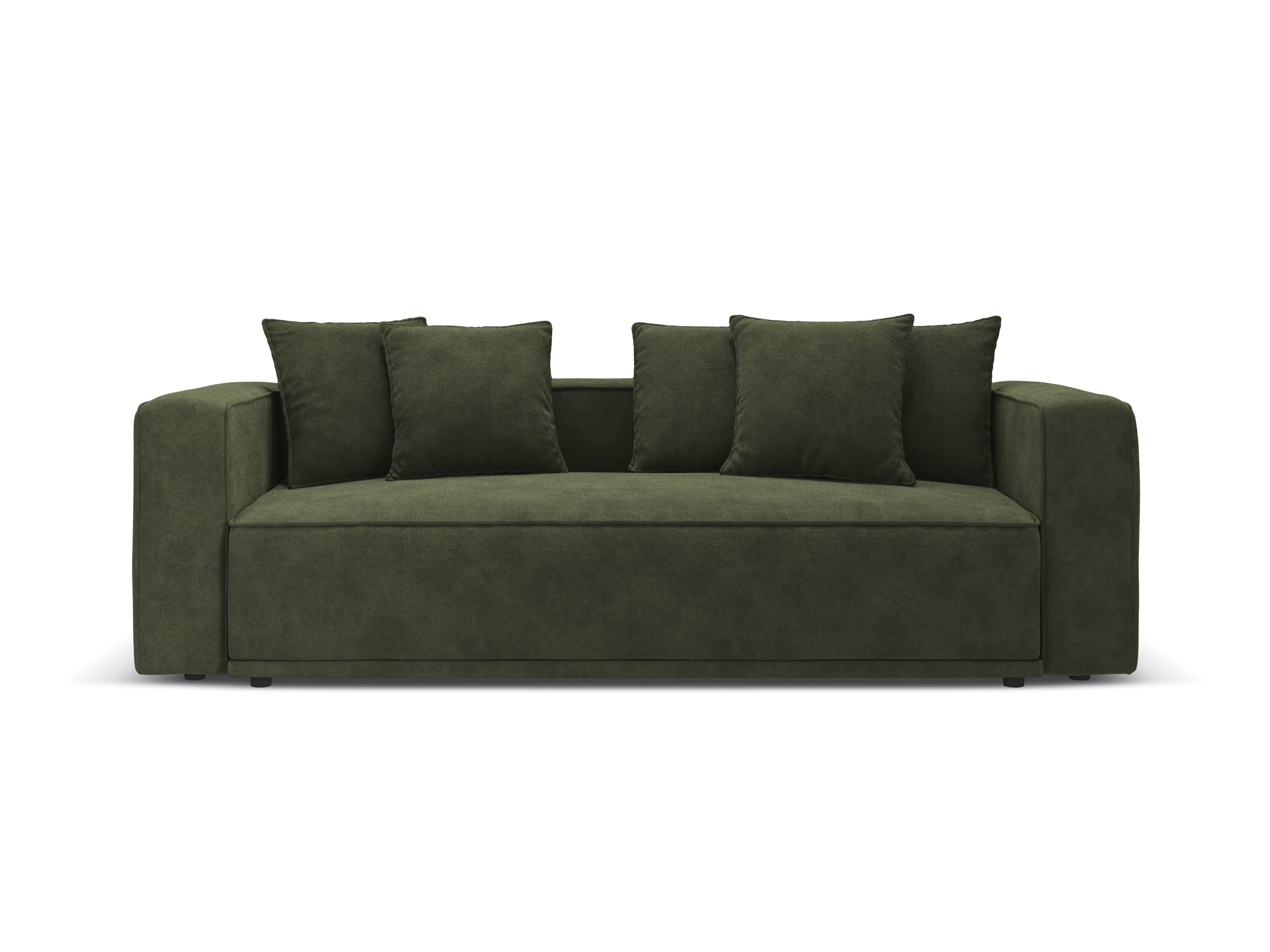 Samtsofa mit Schlaf-Funktion RIBES grün