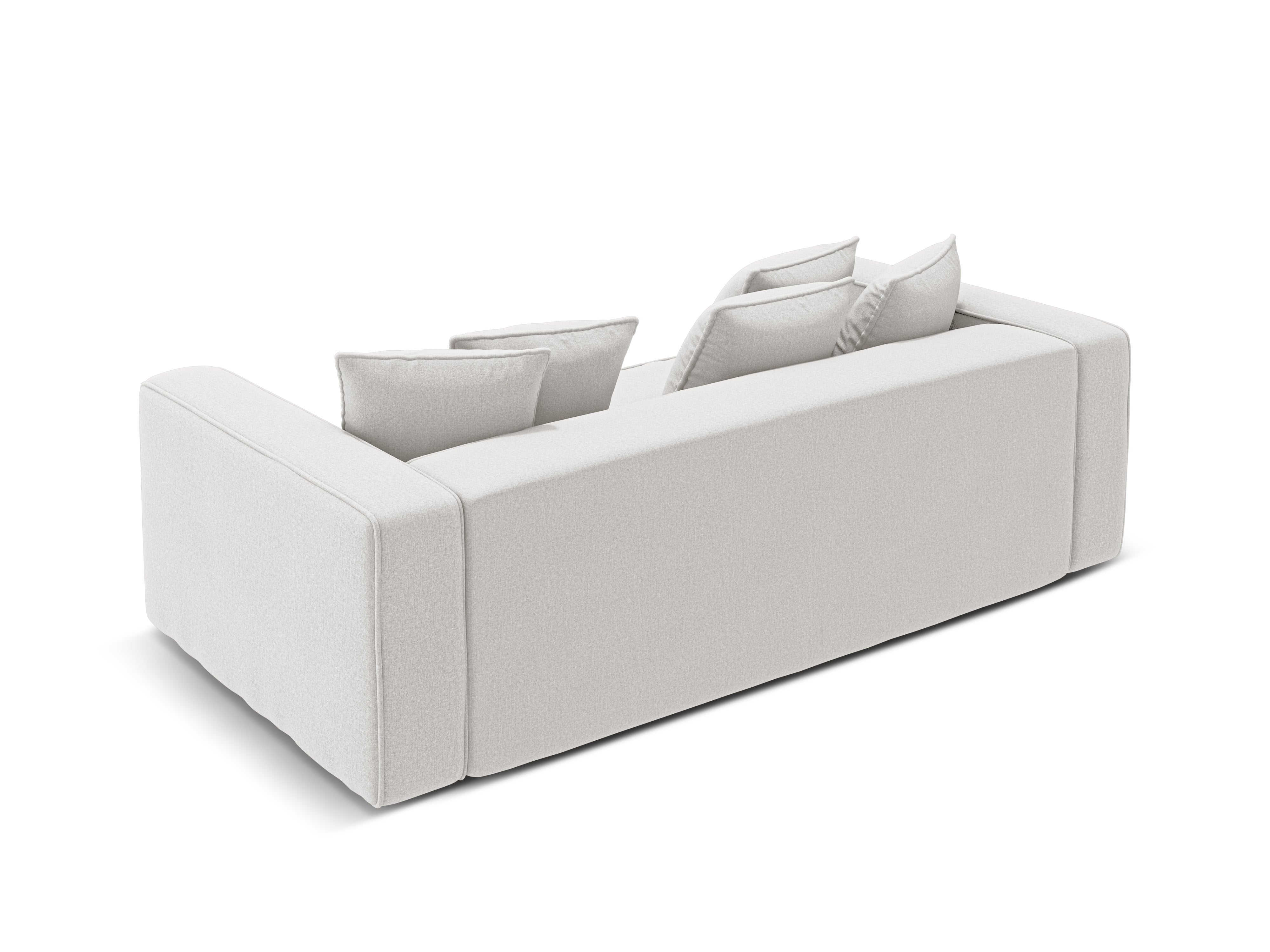 RIBES Silver Chenille Sofa with Sleeping Function