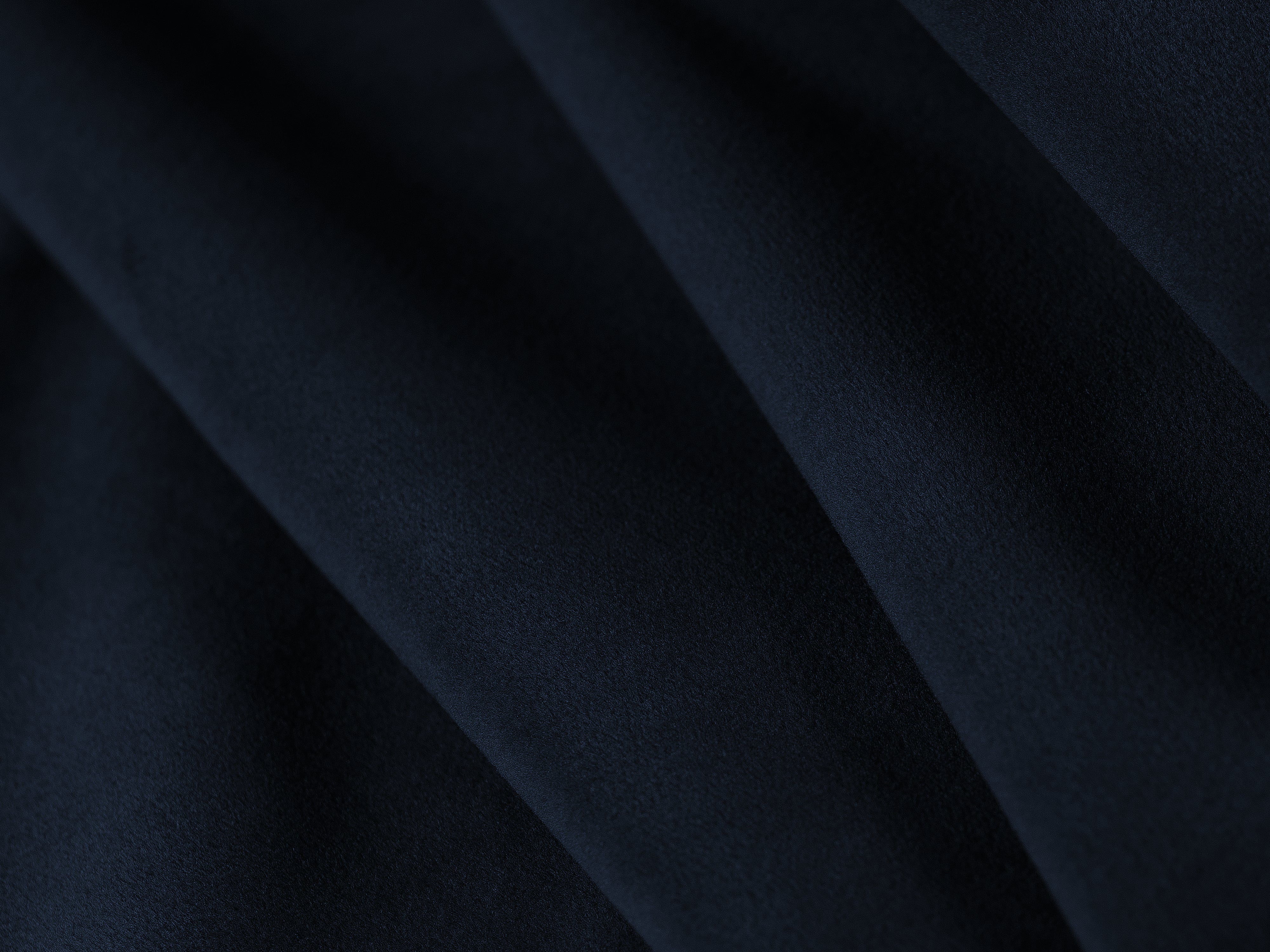 Links -Seiten -Samtsofa Open Vanda Marine Blau