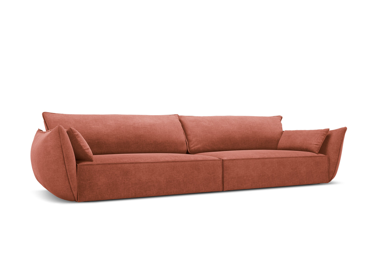 Sofa im Sofa Stoff von 4-Personen Vanda Terracotta