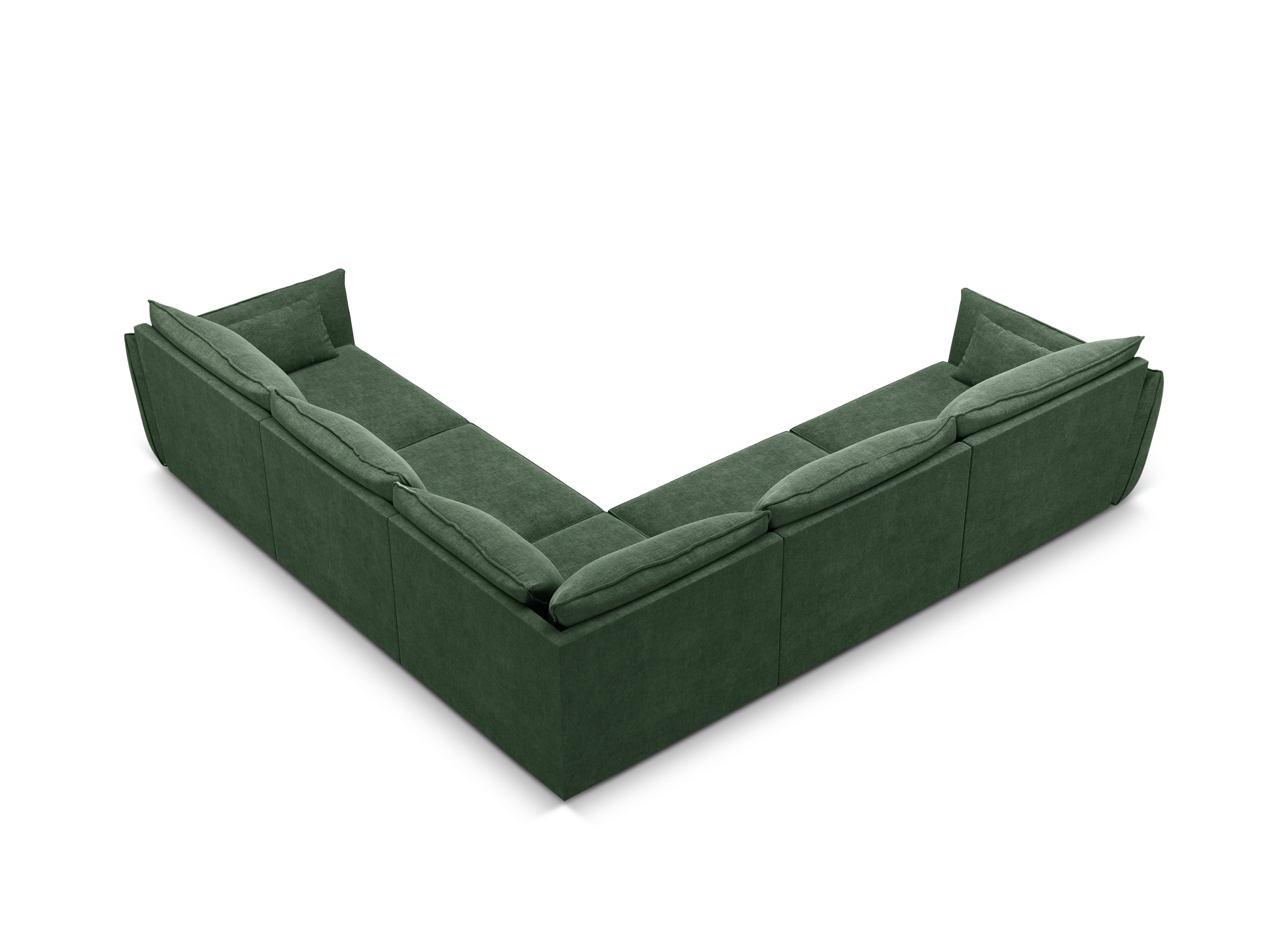 Symmetrische Ecke im Vanda -Flaschengrüner