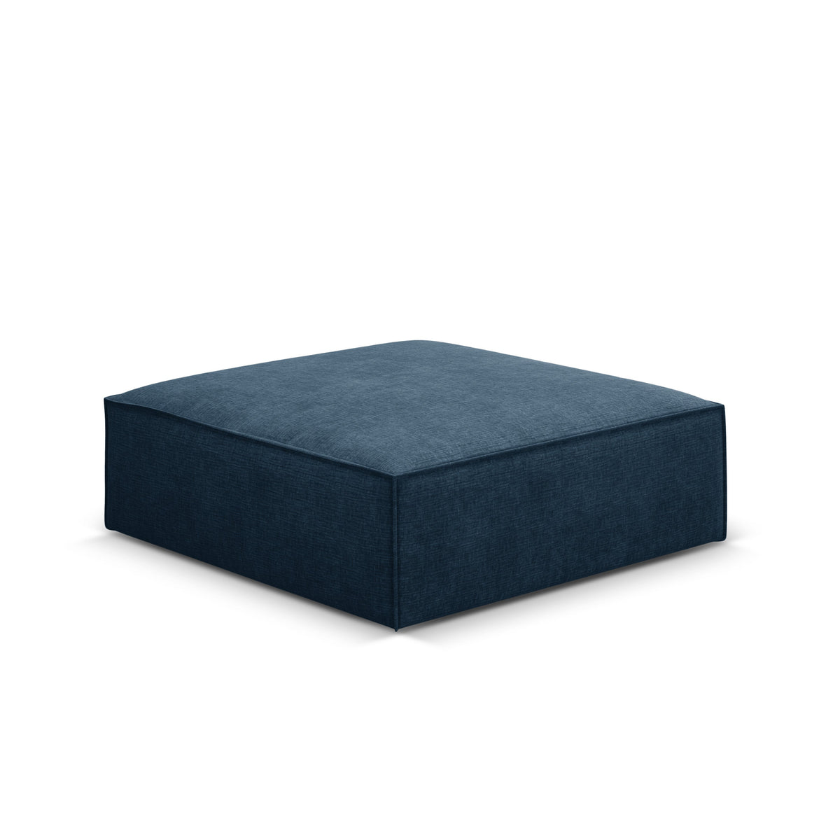 Pouf im Szenil Stoff von Vanda Royal Granat