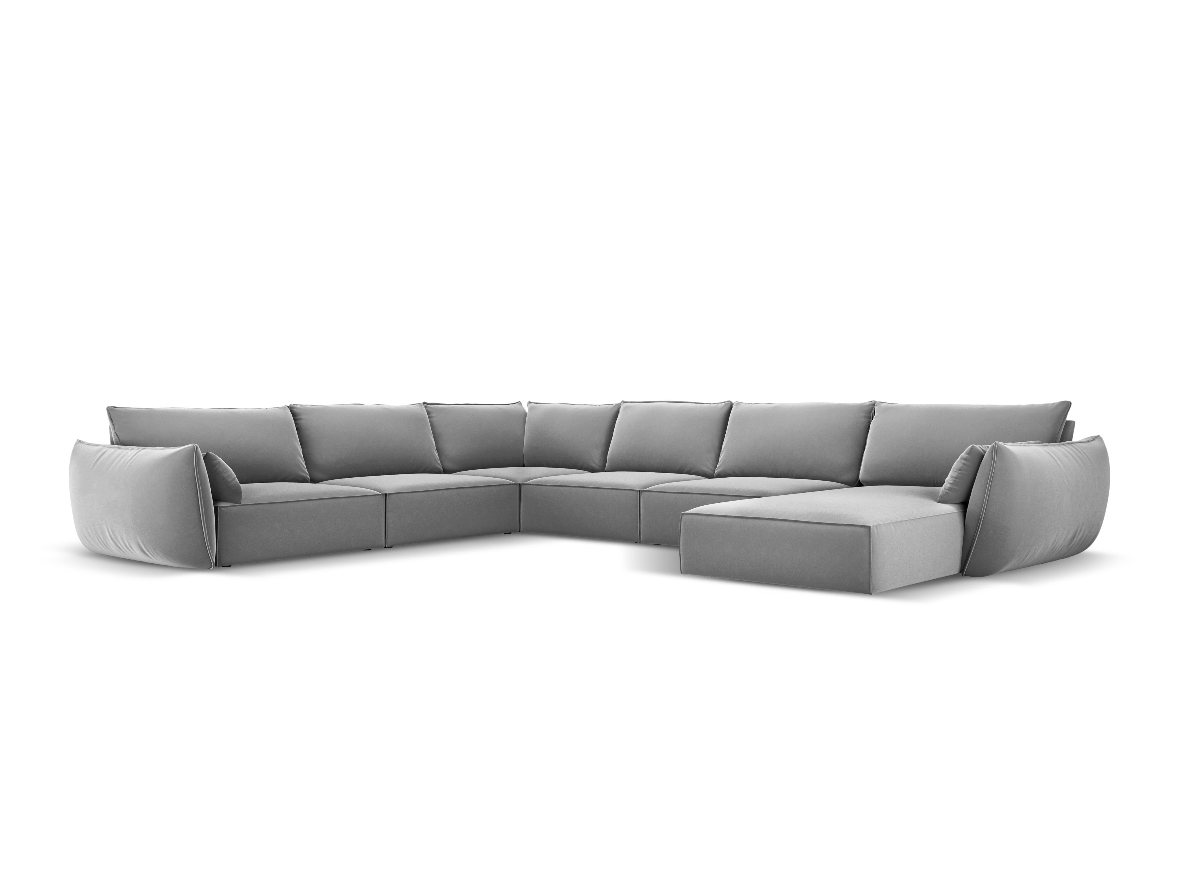 Vanda Grey Velvet Panorama -Ecke