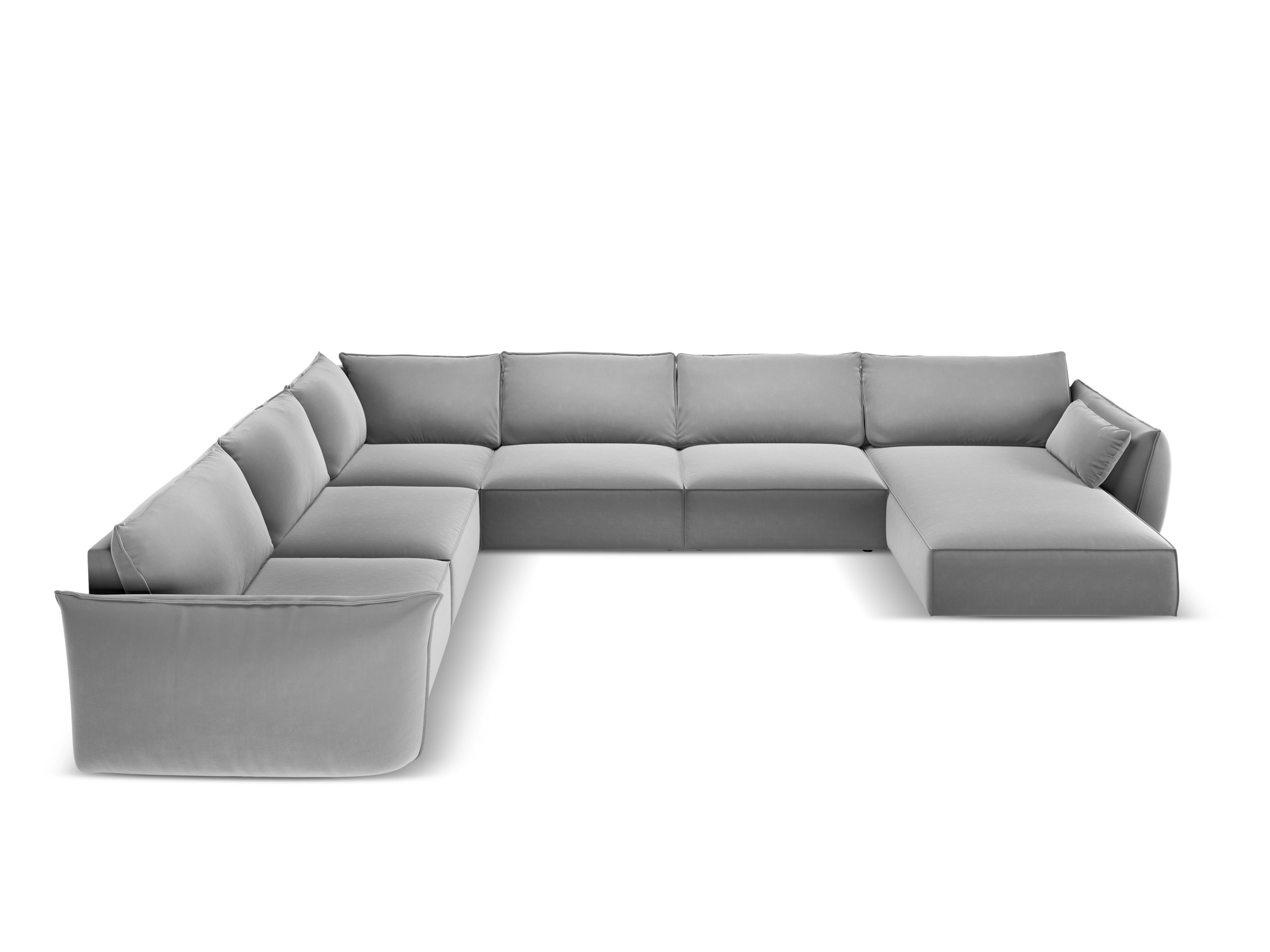 Vanda Grey Velvet Panorama -Ecke
