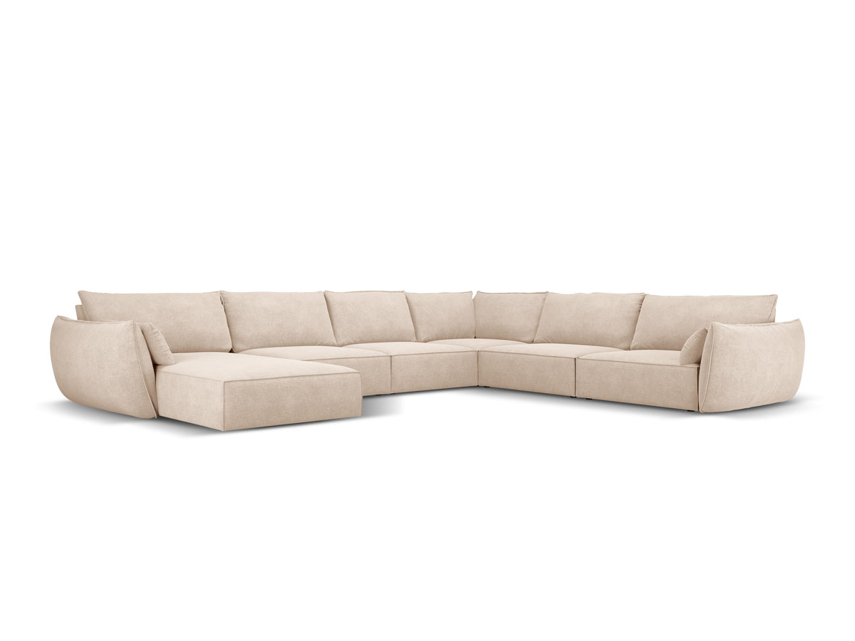 Panorama -Ecke im Szenil -Stoff rechts -Vanda Beige