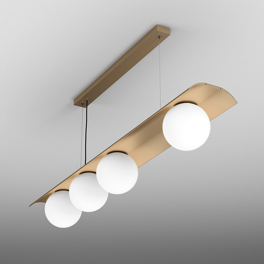 Pendelleuchte MODERN BALL ASYMMETRIE X4