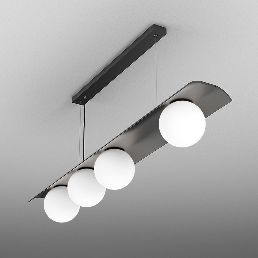Pendelleuchte MODERN BALL ASYMMETRIE X4