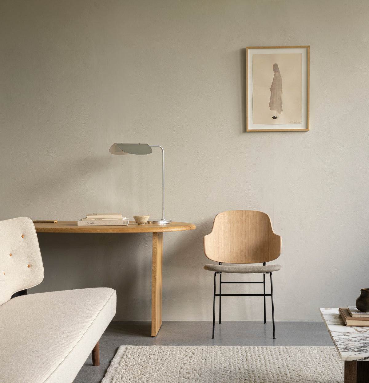 Stuhl PENGUIN braunes Leder