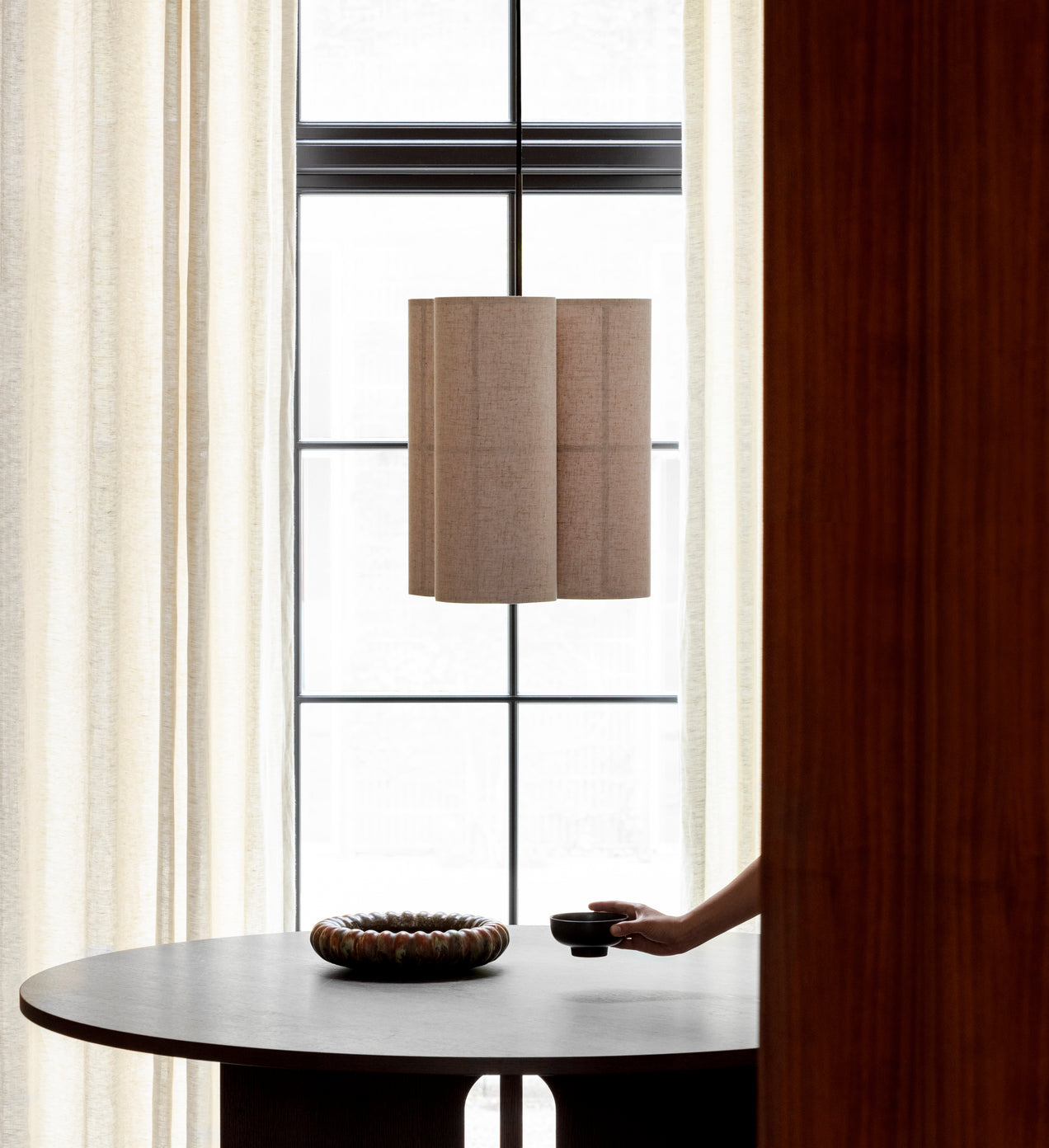 HASHIRA CLUSTER pendant lamp linen