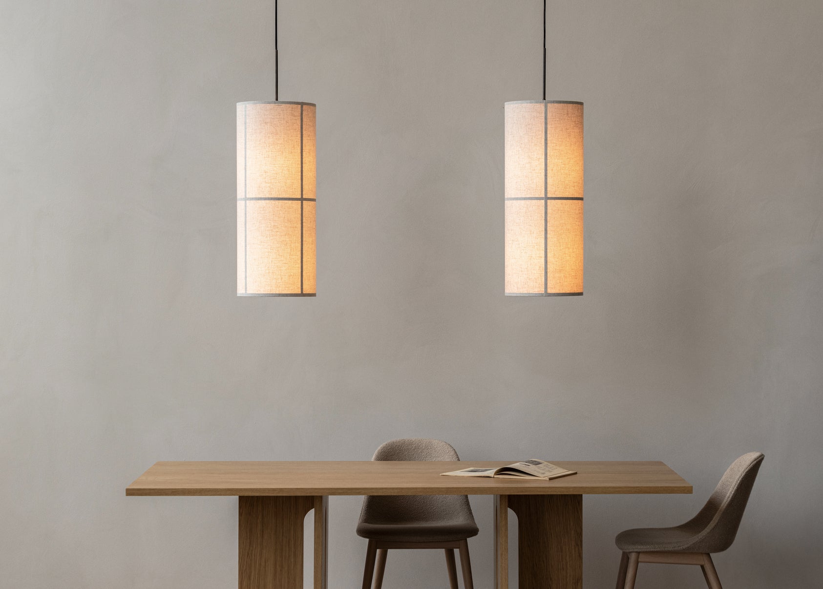 HASHIRA linen pendant lamp