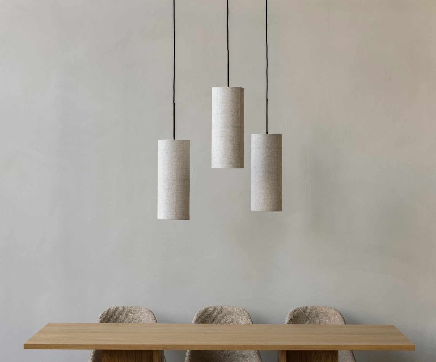HASHIRA linen pendant lamp