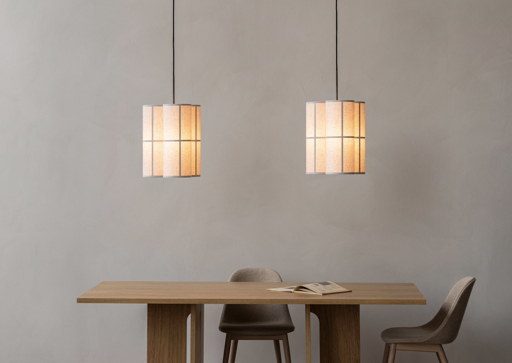 HASHIRA CLUSTER pendant lamp linen