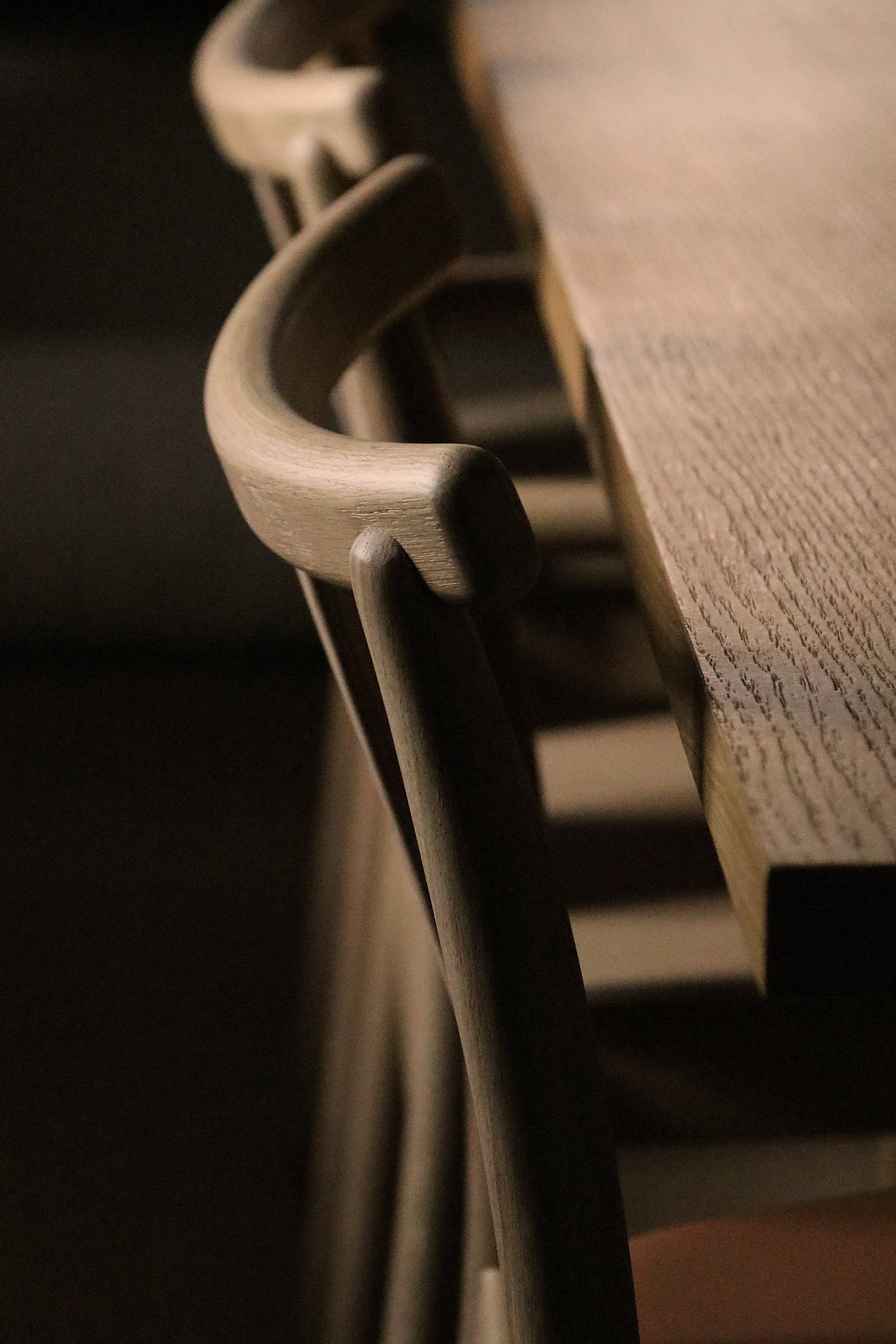 MERKUR chair oak wood