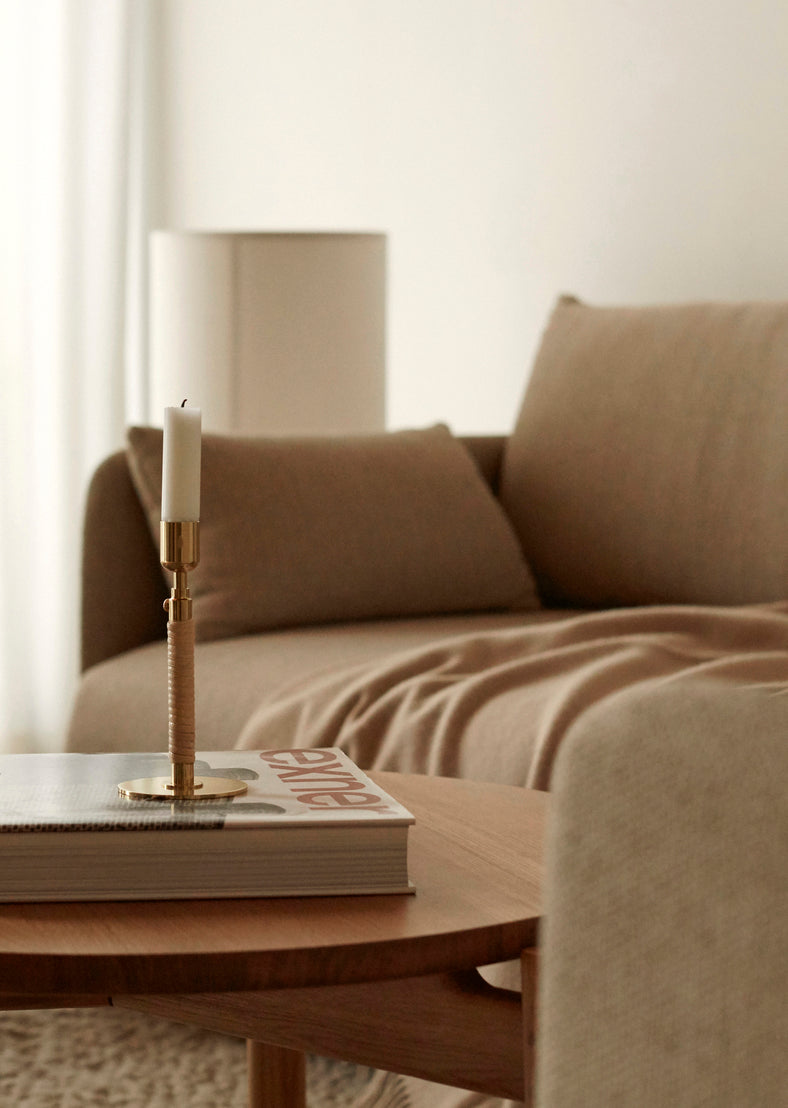 PASSAGE walnut wood coffee table