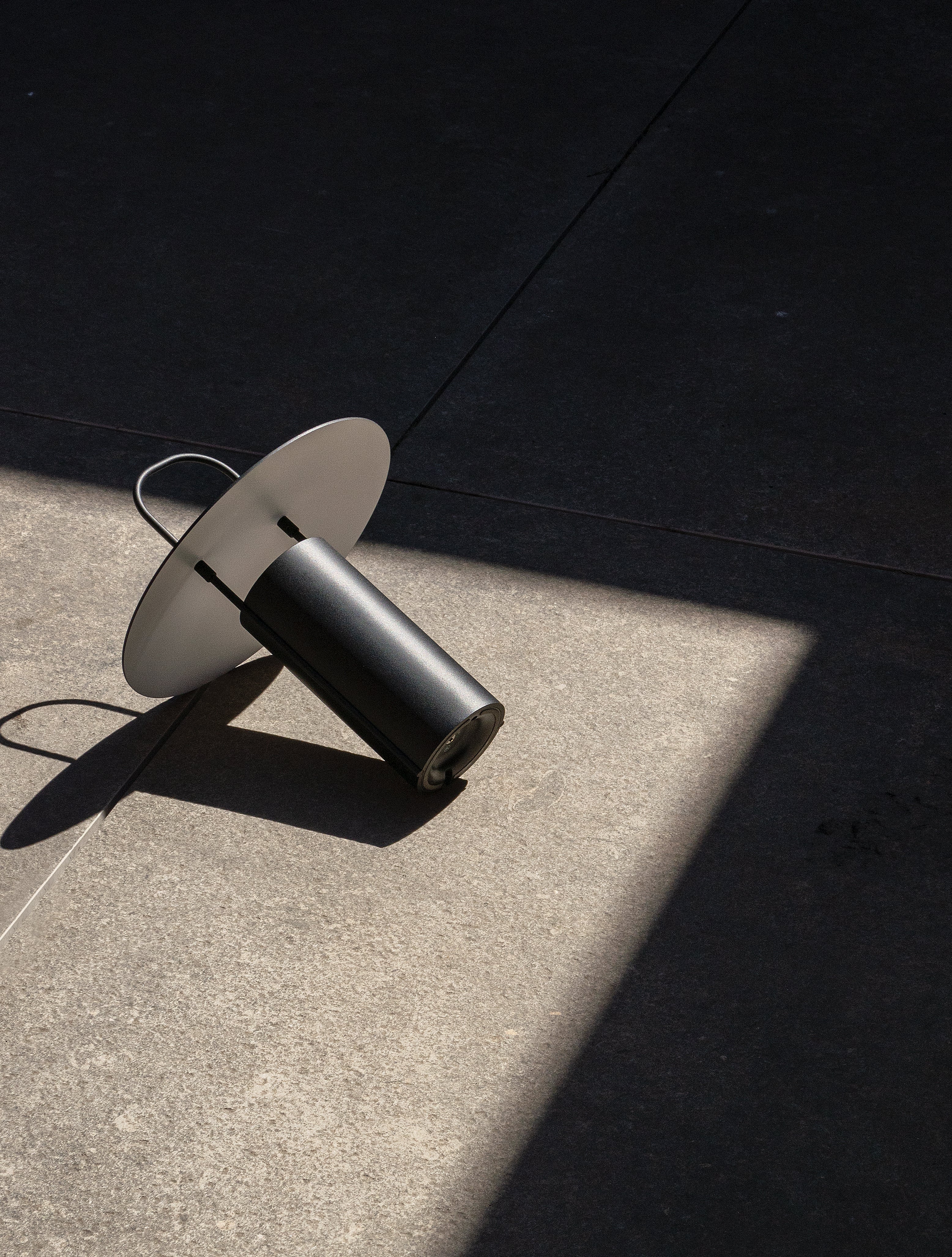 Tragbare Lampe RAY schwarz